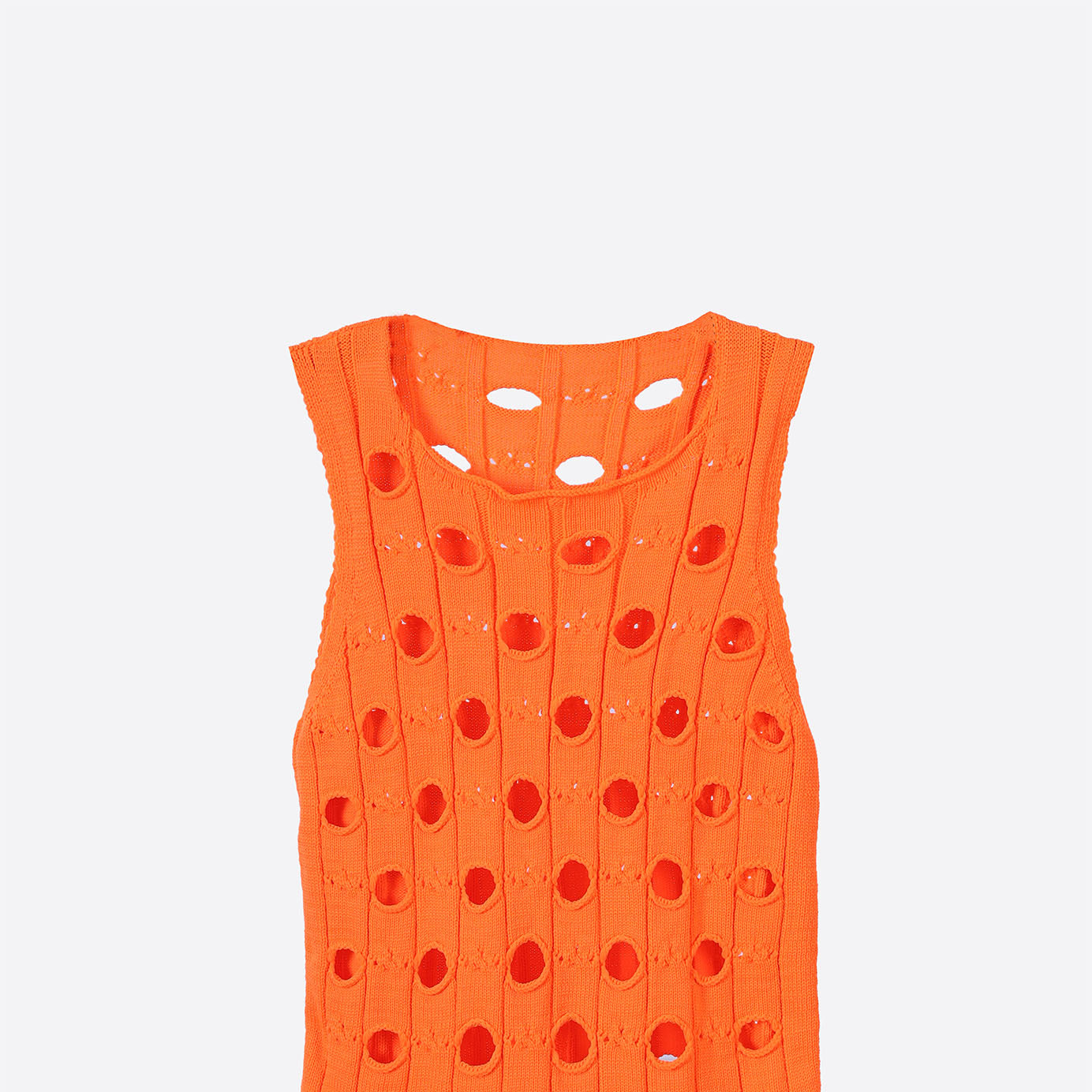Cutout Knit Sleeveless Top s10604072