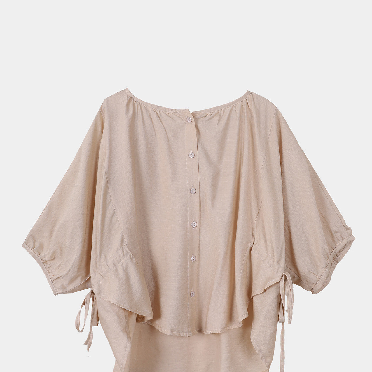 Drawstring waist blouse s10707049