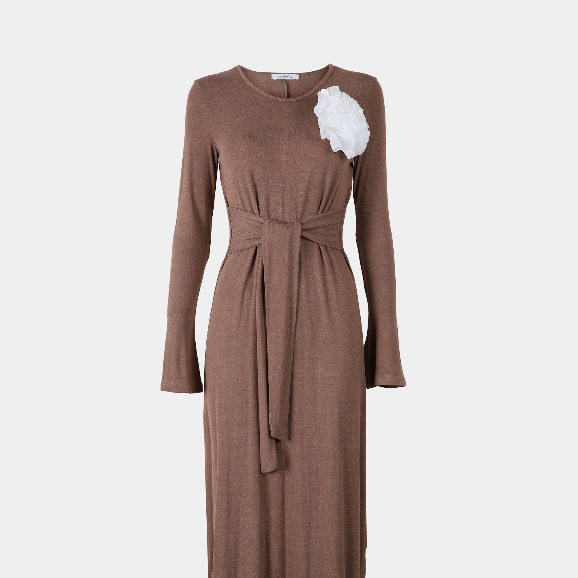 Solid Fitted Dress s10733104