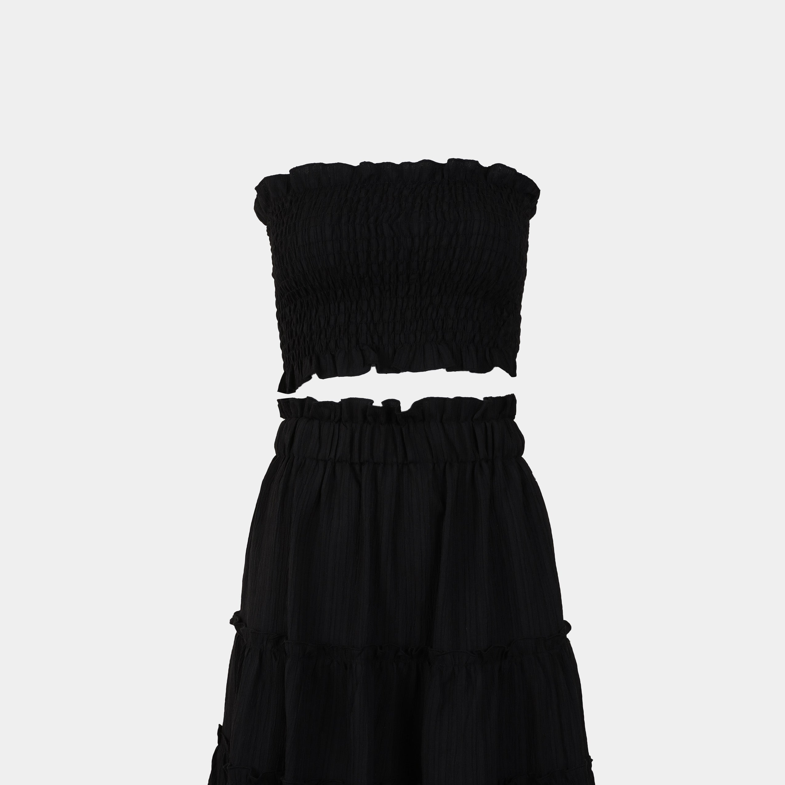 Smocked Tube Top & Tiered Skirt s10733105