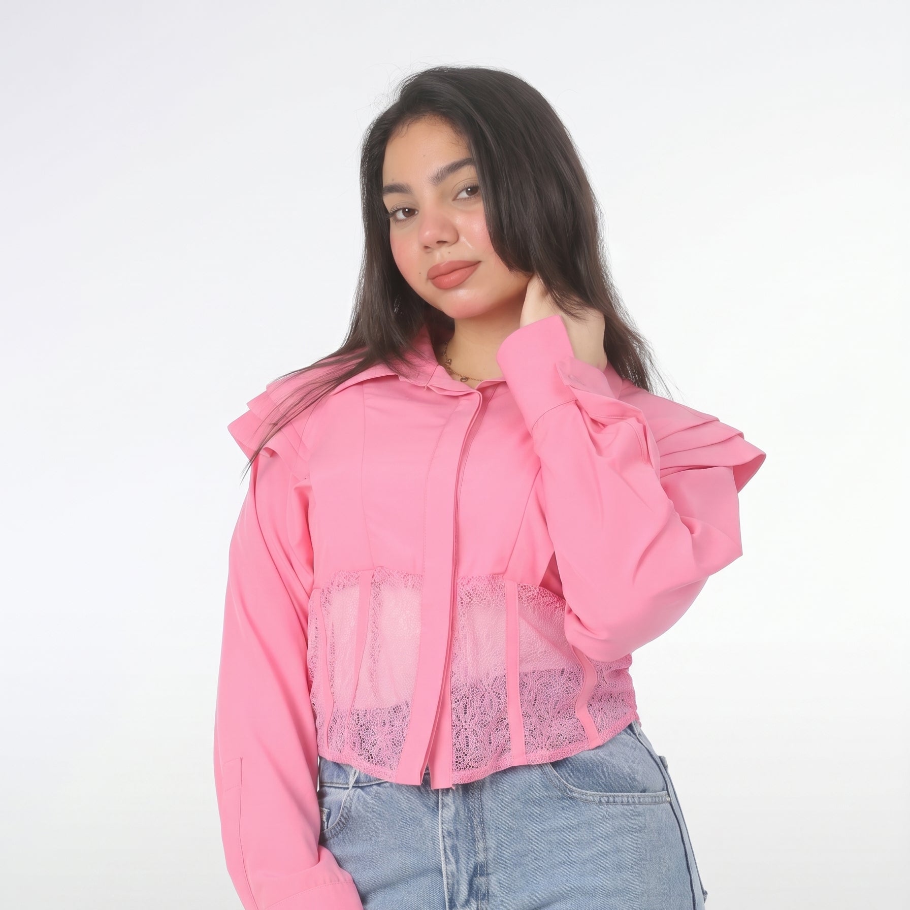 Ruffle Lace Blouse 2000/101