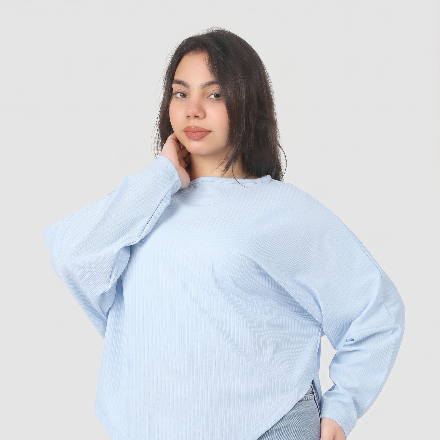 Asymmetrical Hem Blouse 2002/097/1