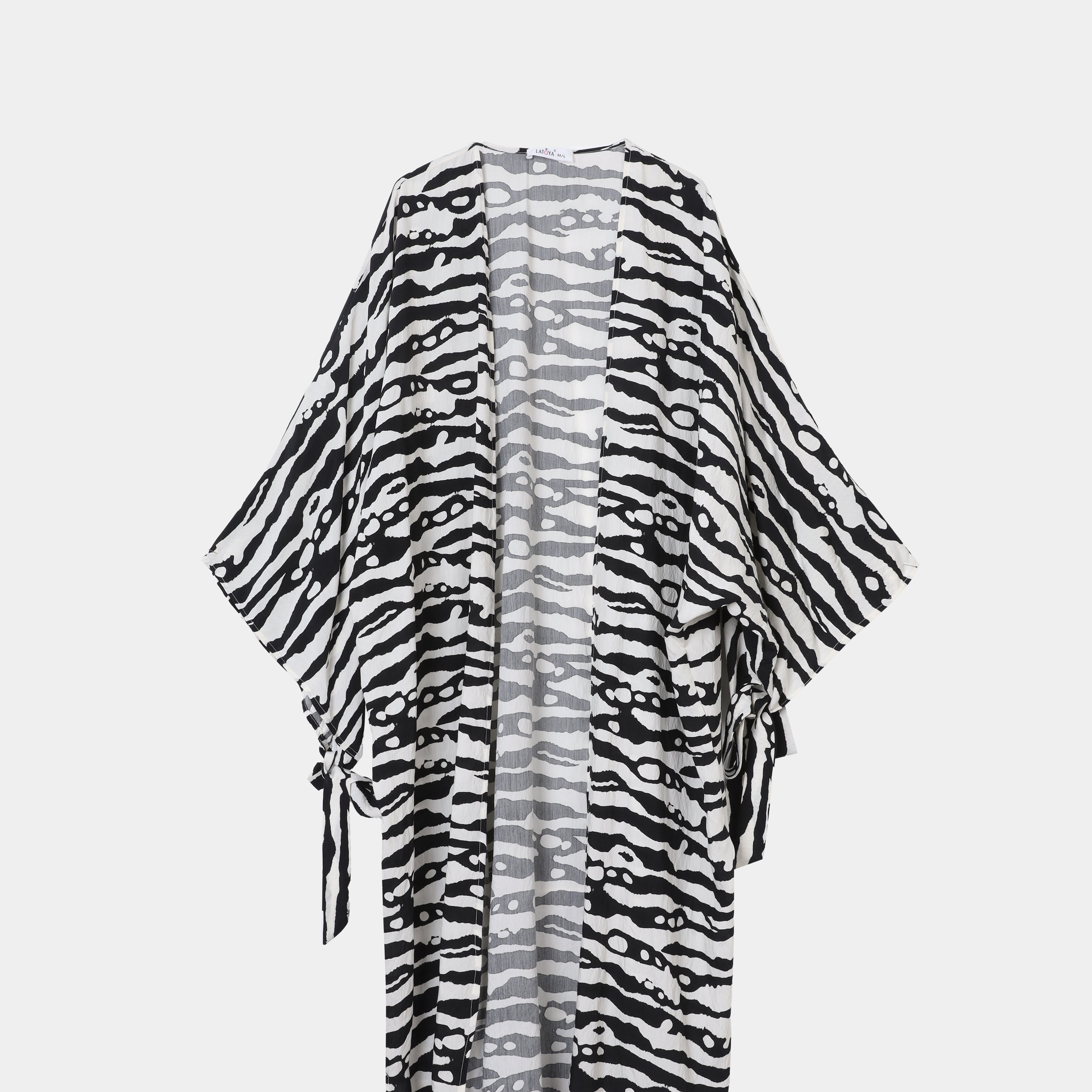 Abstract Zebra Print Kimono s1501302/2