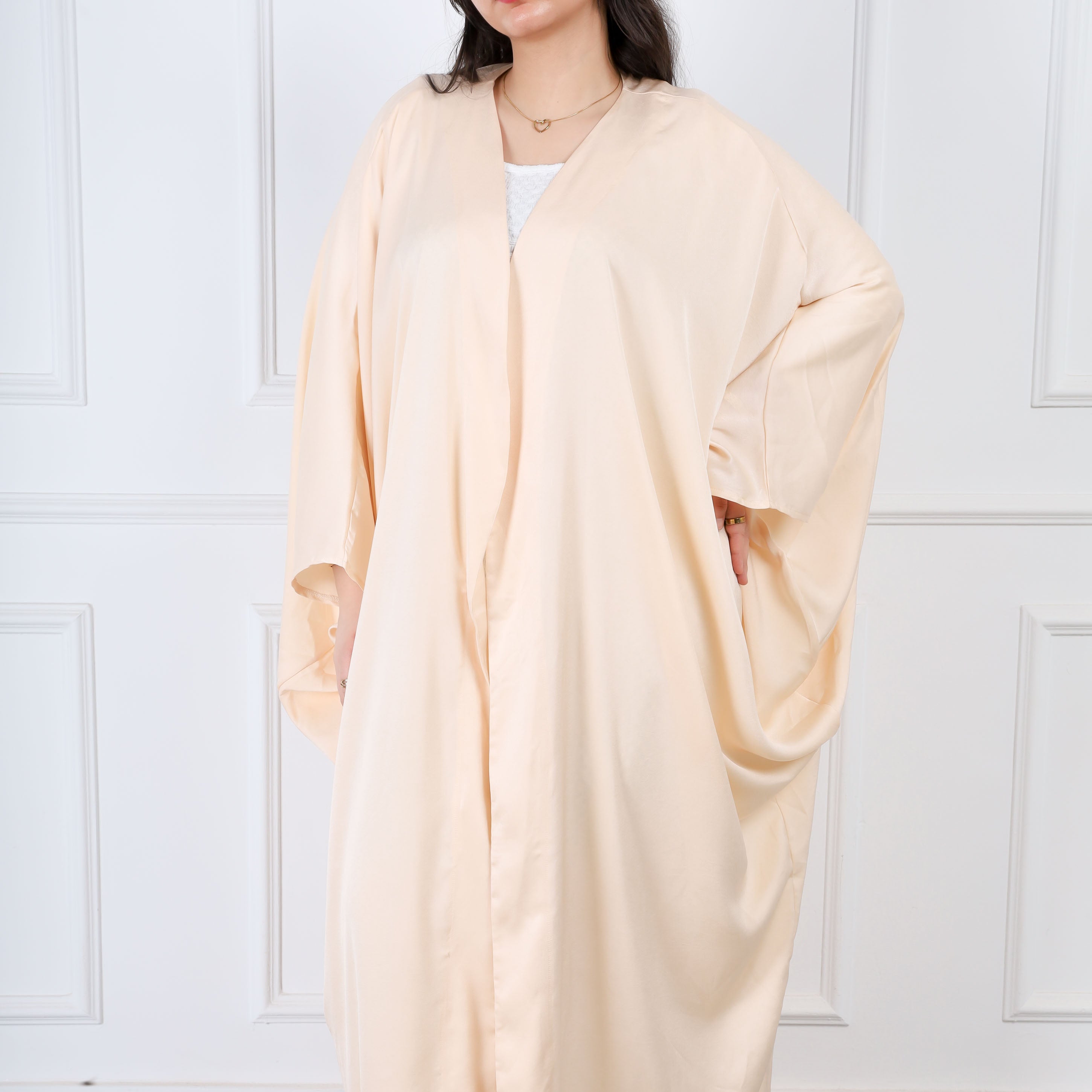 Oversized Satin Kimono s1501402