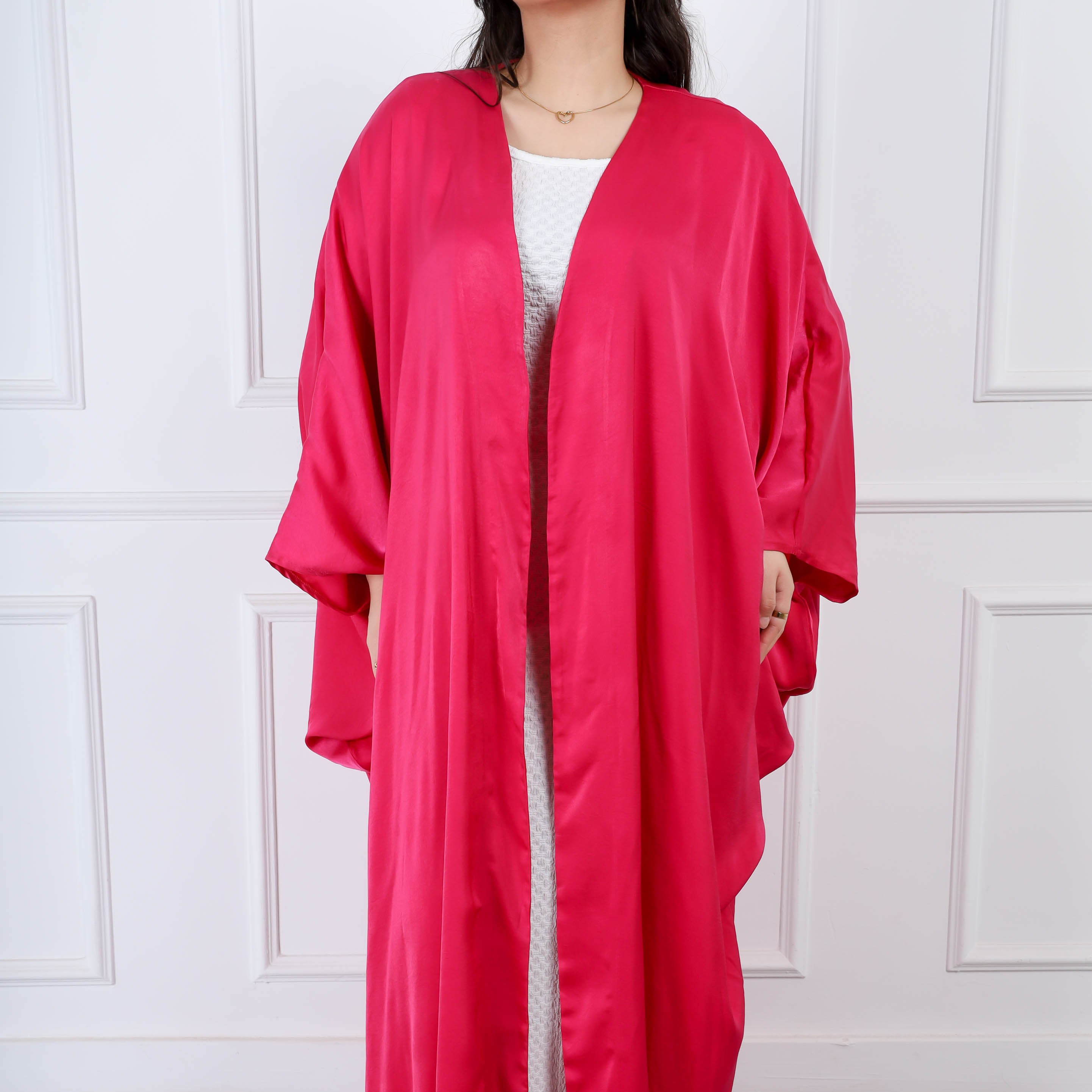 Oversized Satin Kimono s1501402