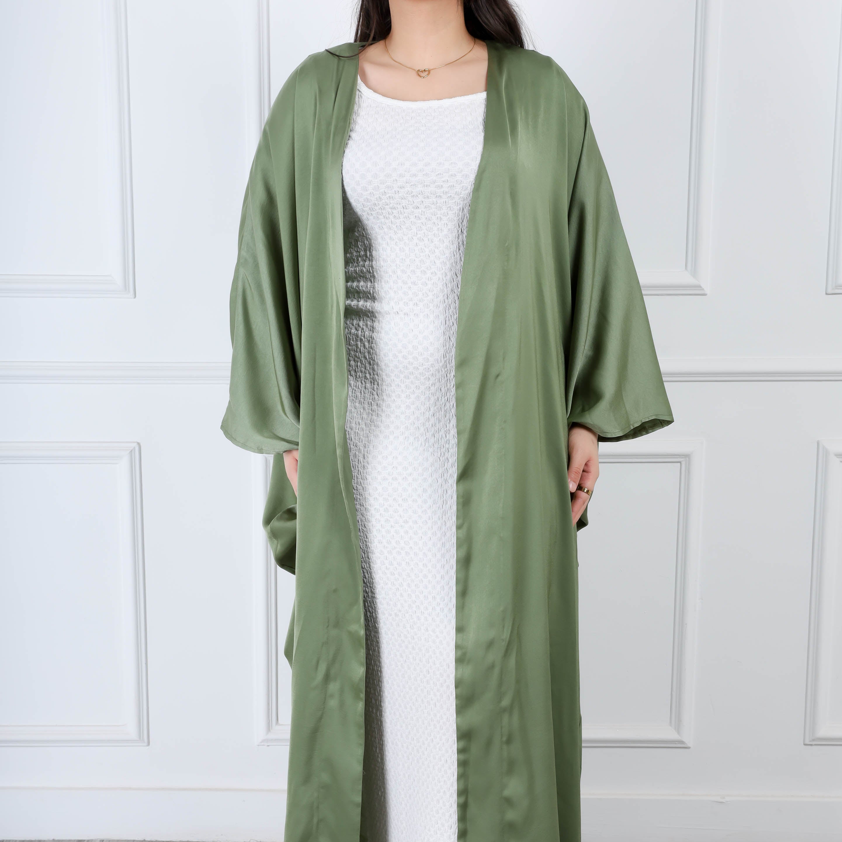 Oversized Satin Kimono s1501402