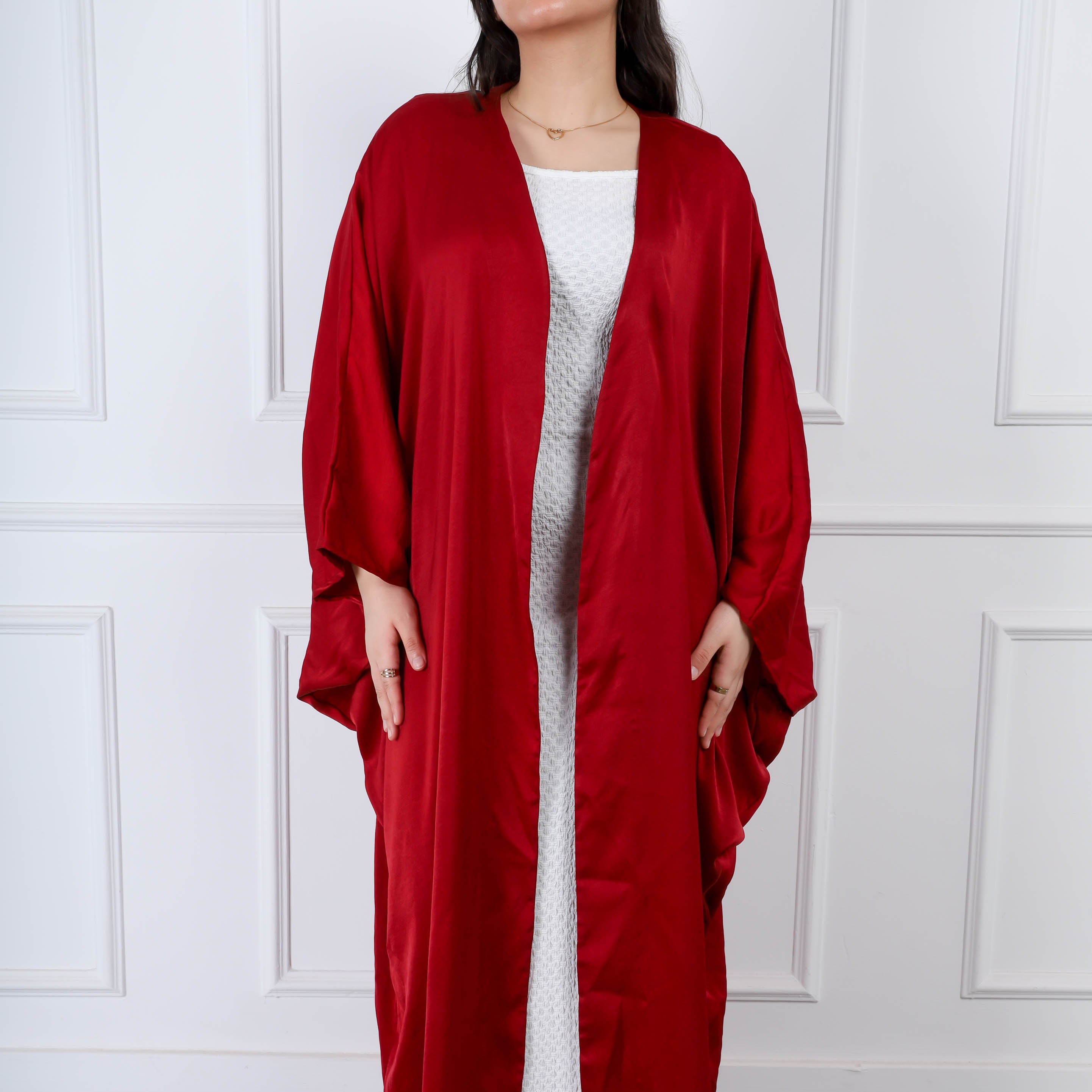 Oversized Satin Kimono s1501402