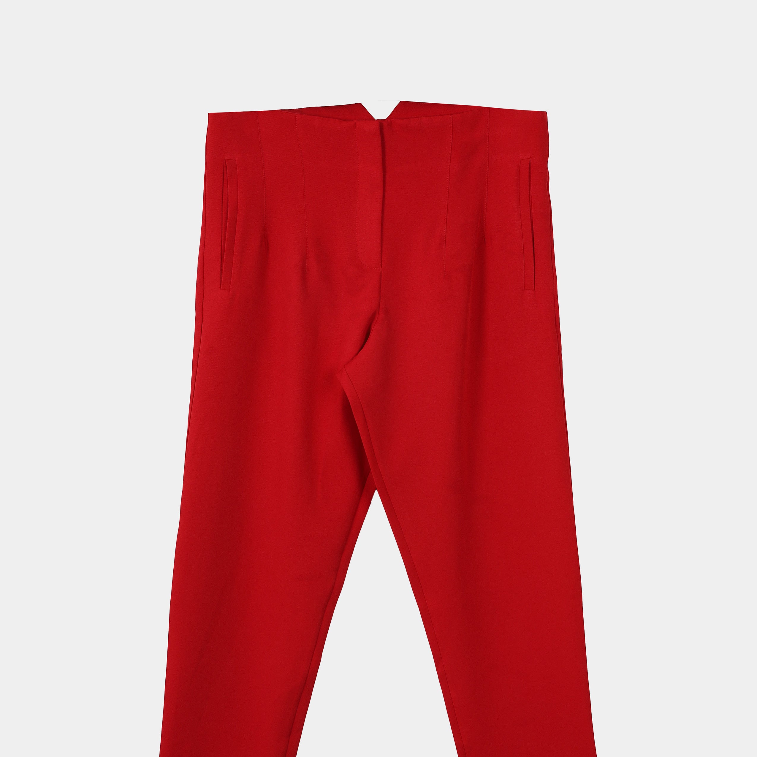 High-Waisted Tapered Trousers s150260007