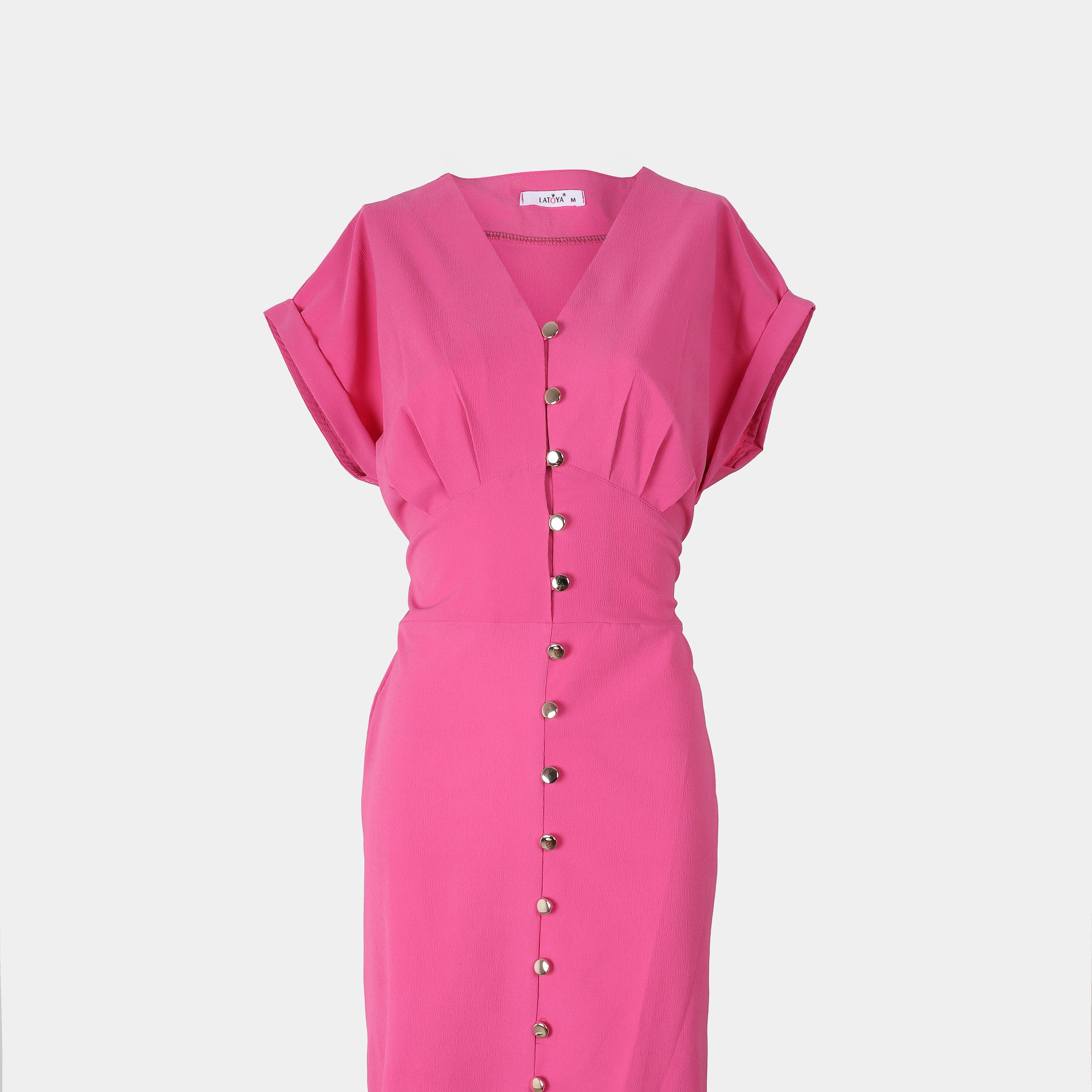 Elegant Button-Down Dress s15084004
