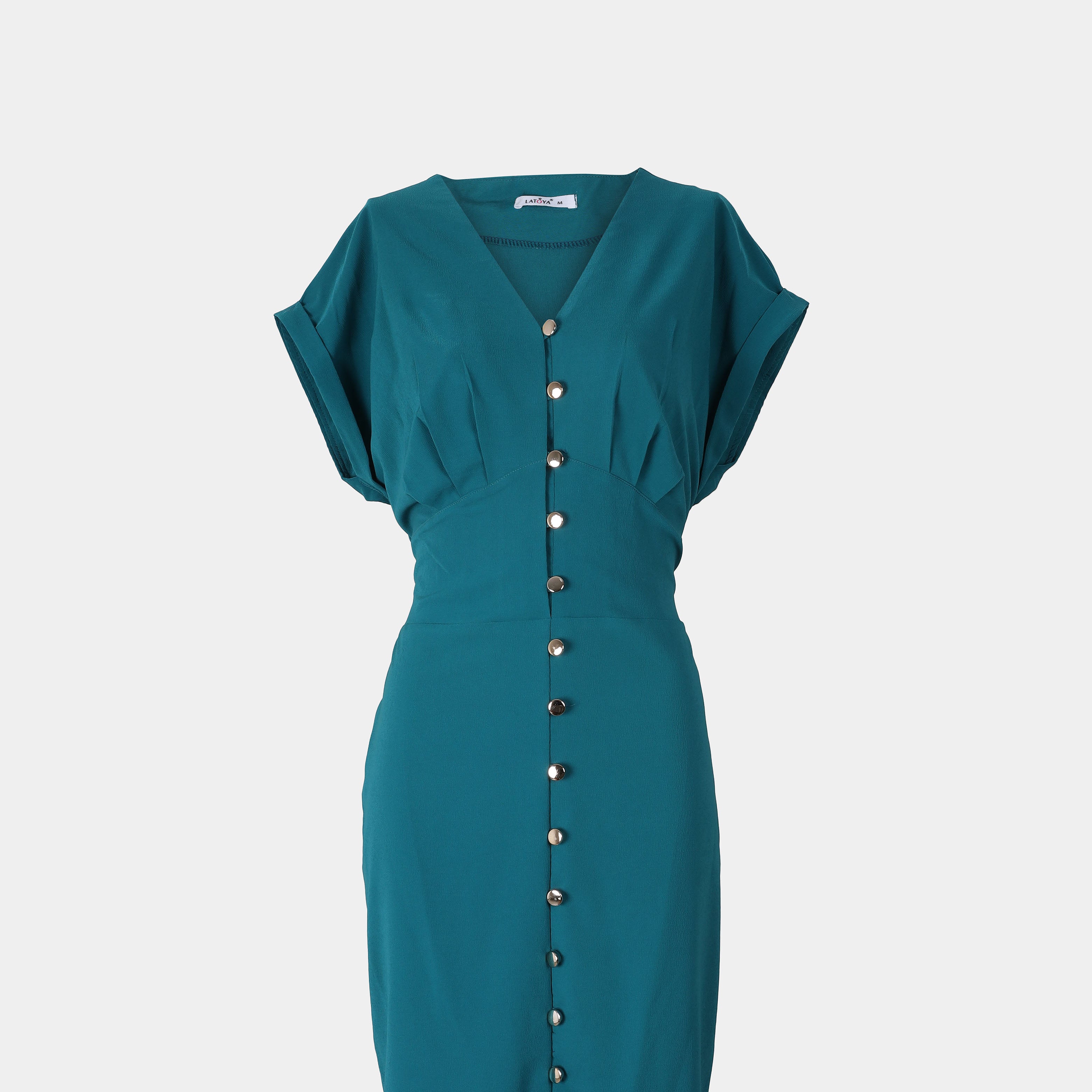 Elegant Button-Down Dress s15084004