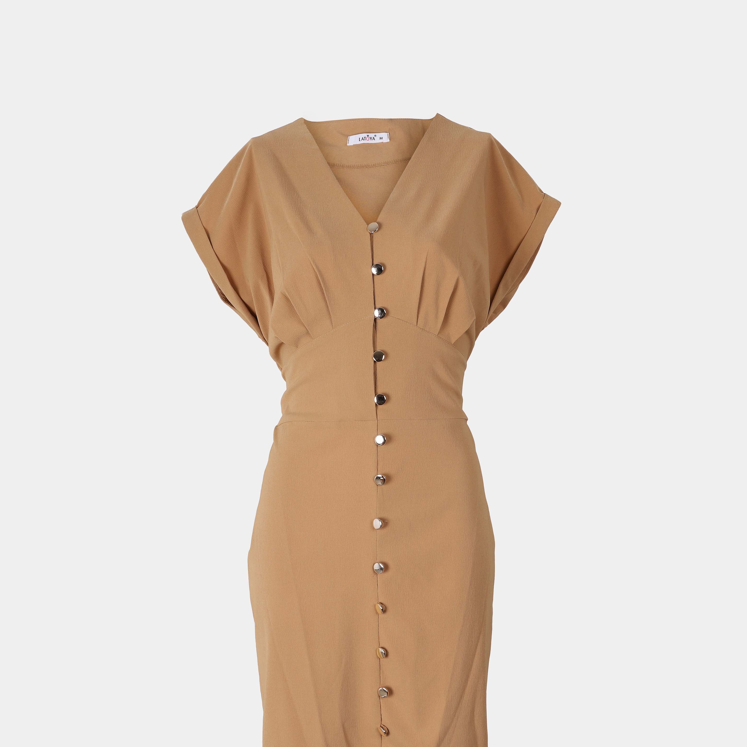 Elegant Button-Down Dress s15084004