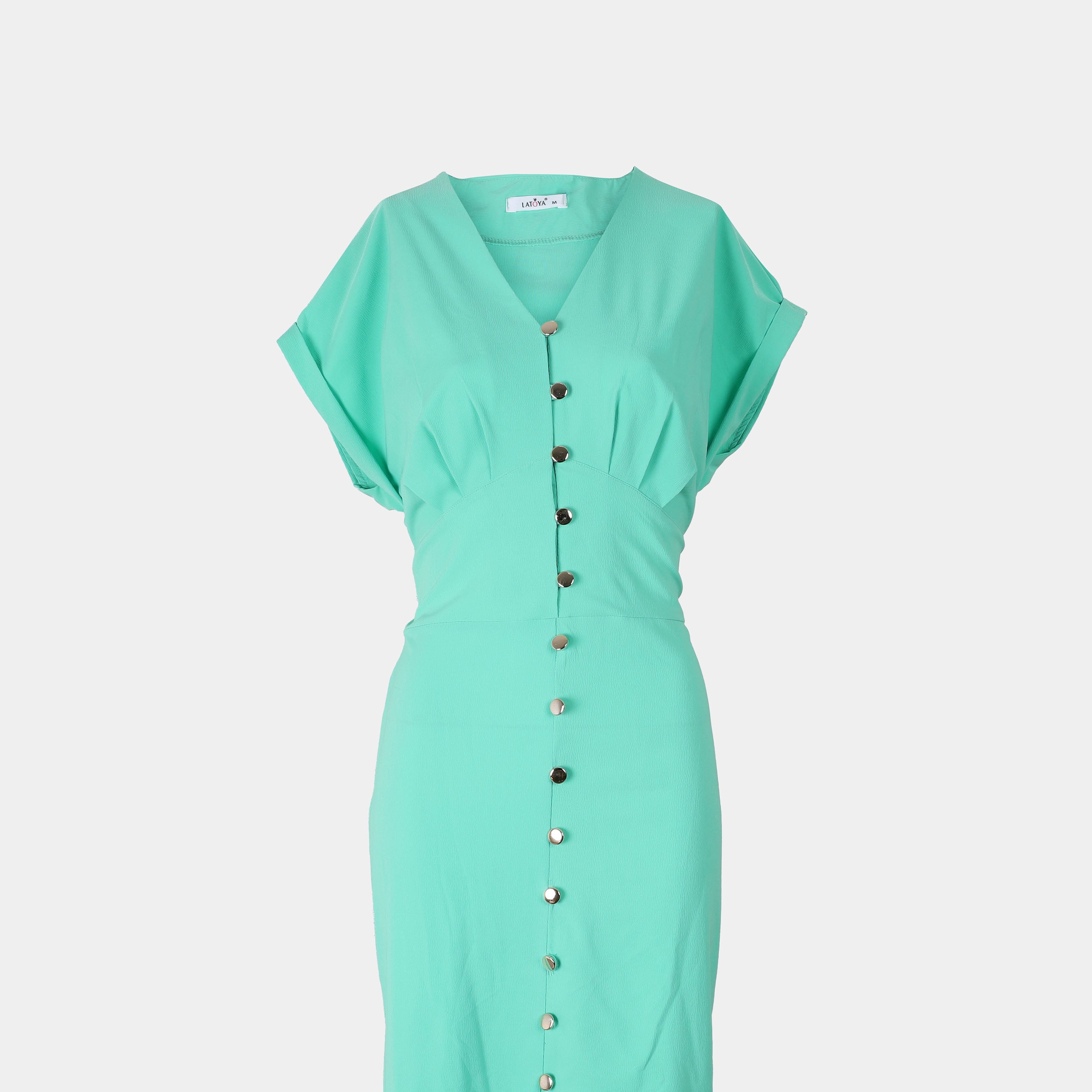 Elegant Button-Down Dress s15084004