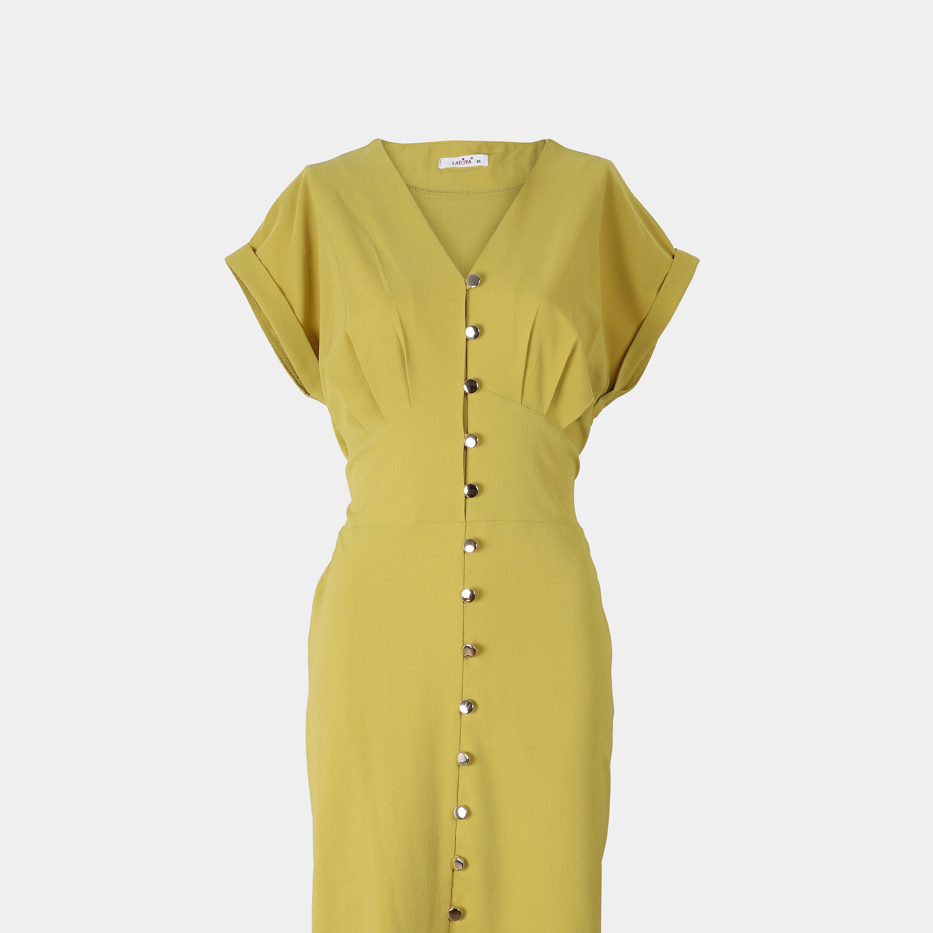 Elegant Button-Down Dress s15084004