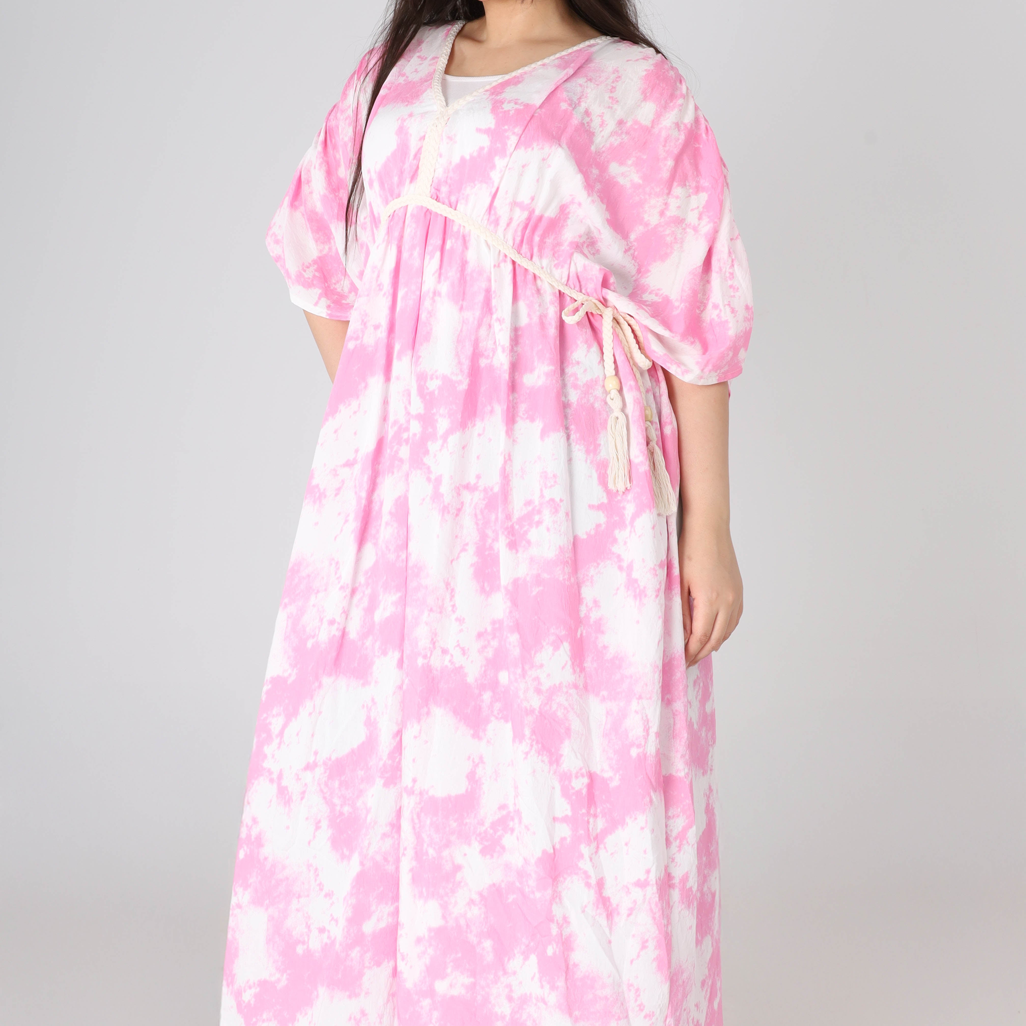 Loose Half-Sleeve Maxi Dress s1508580/2