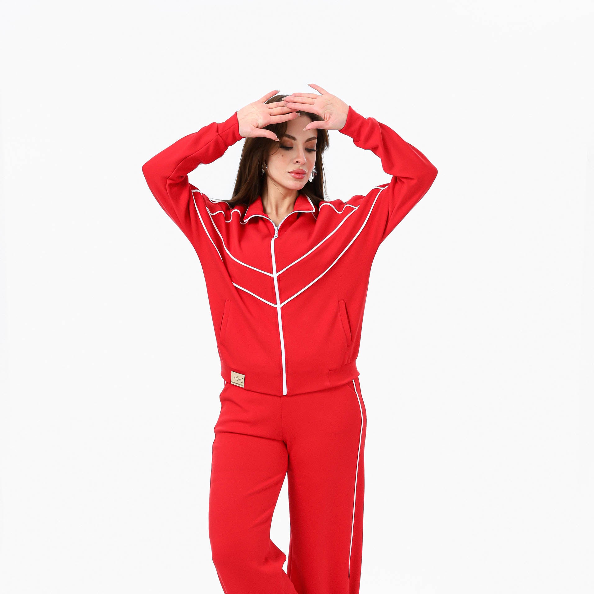 Sports Set decorated with stripes s1514201