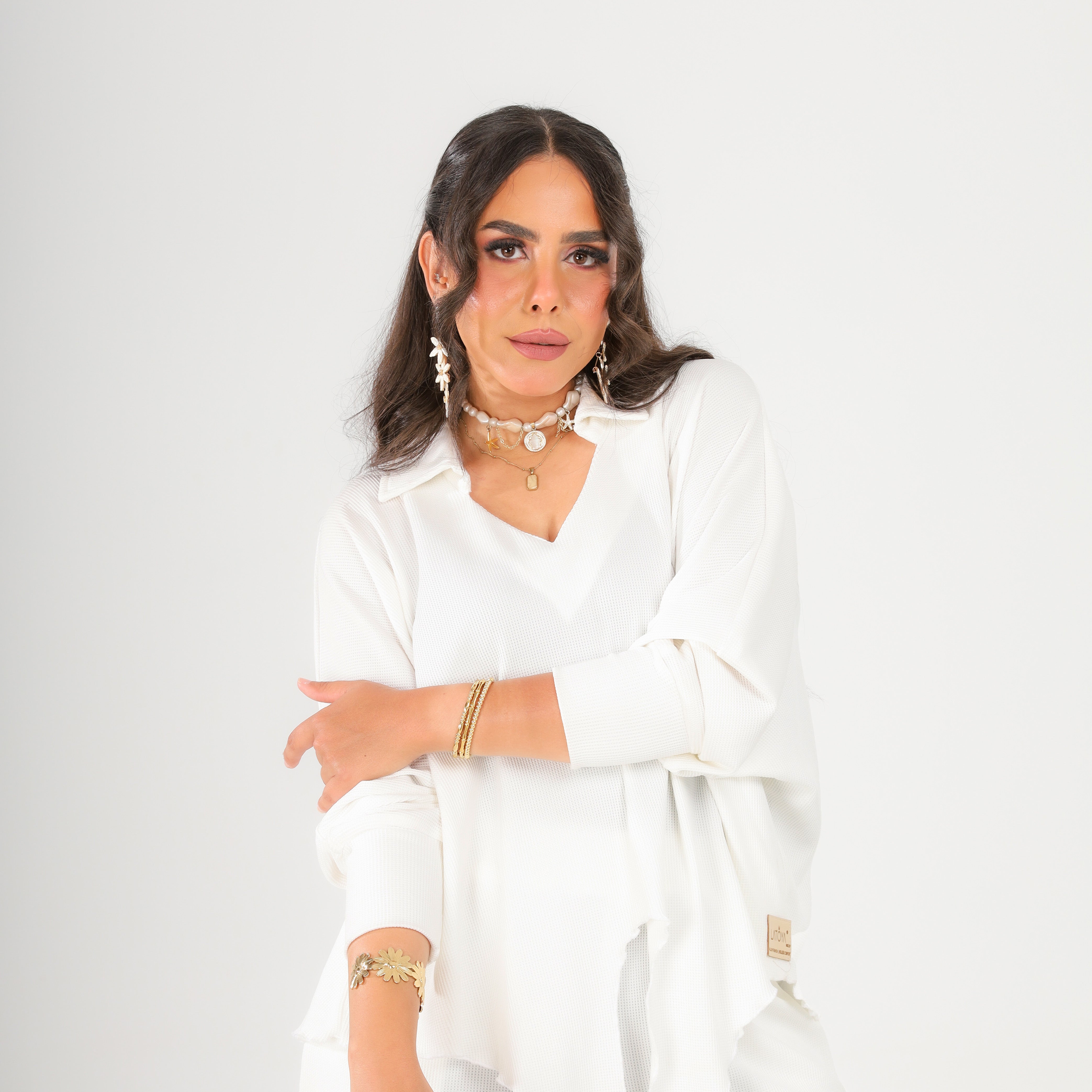 Tie-Front Casual Set s1514343