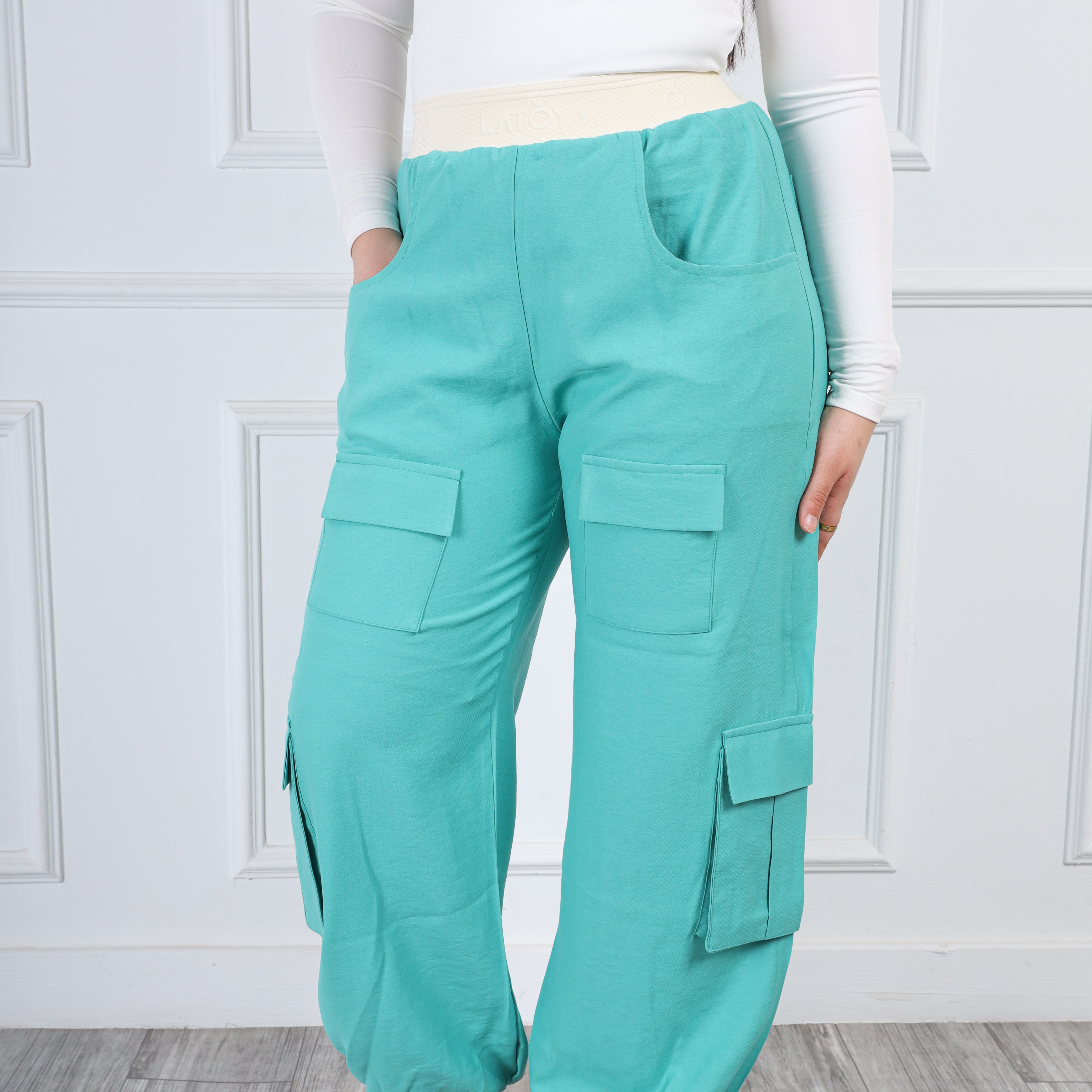 Cargo linen pants s1518239