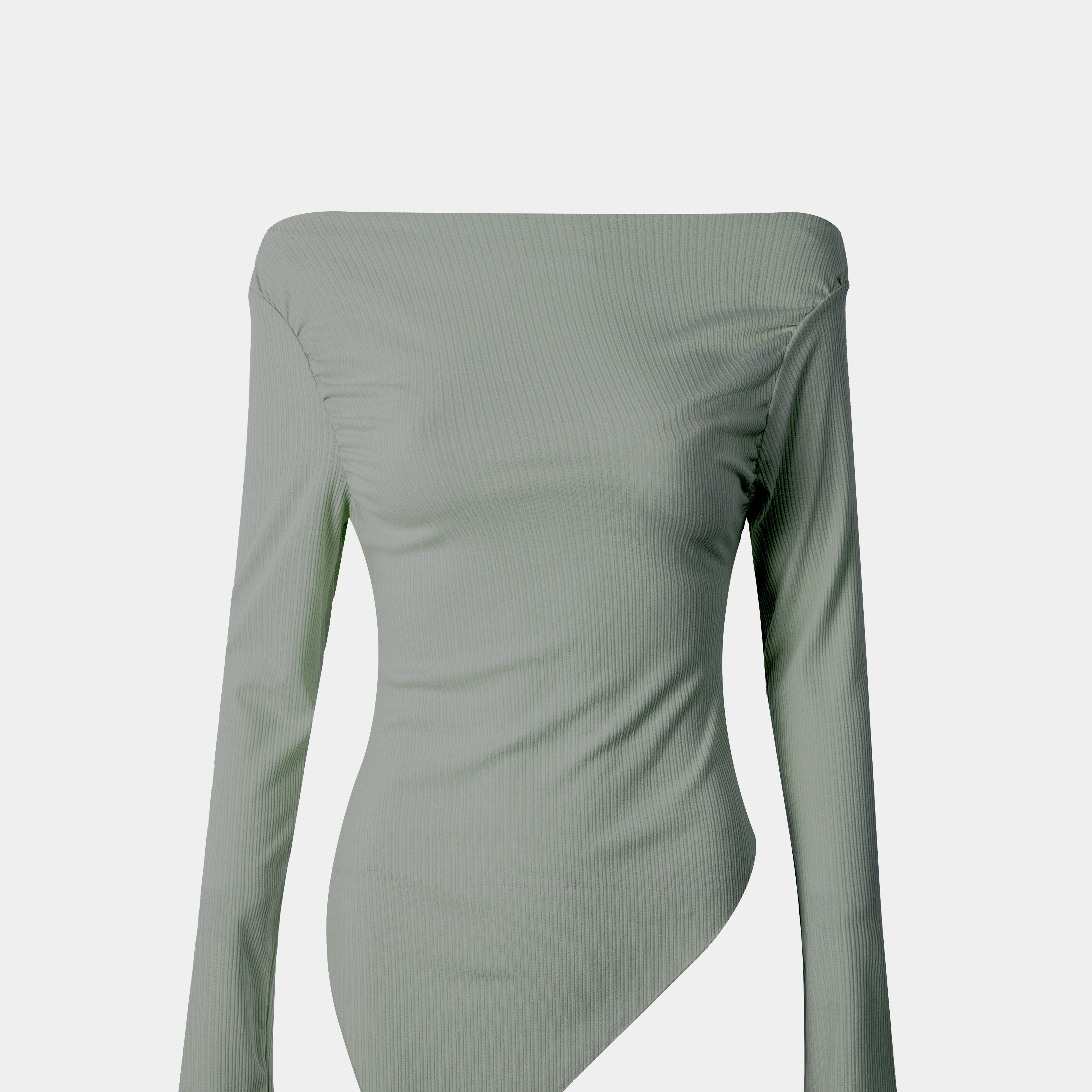 Asymmetric One Shoulder Top s15183009