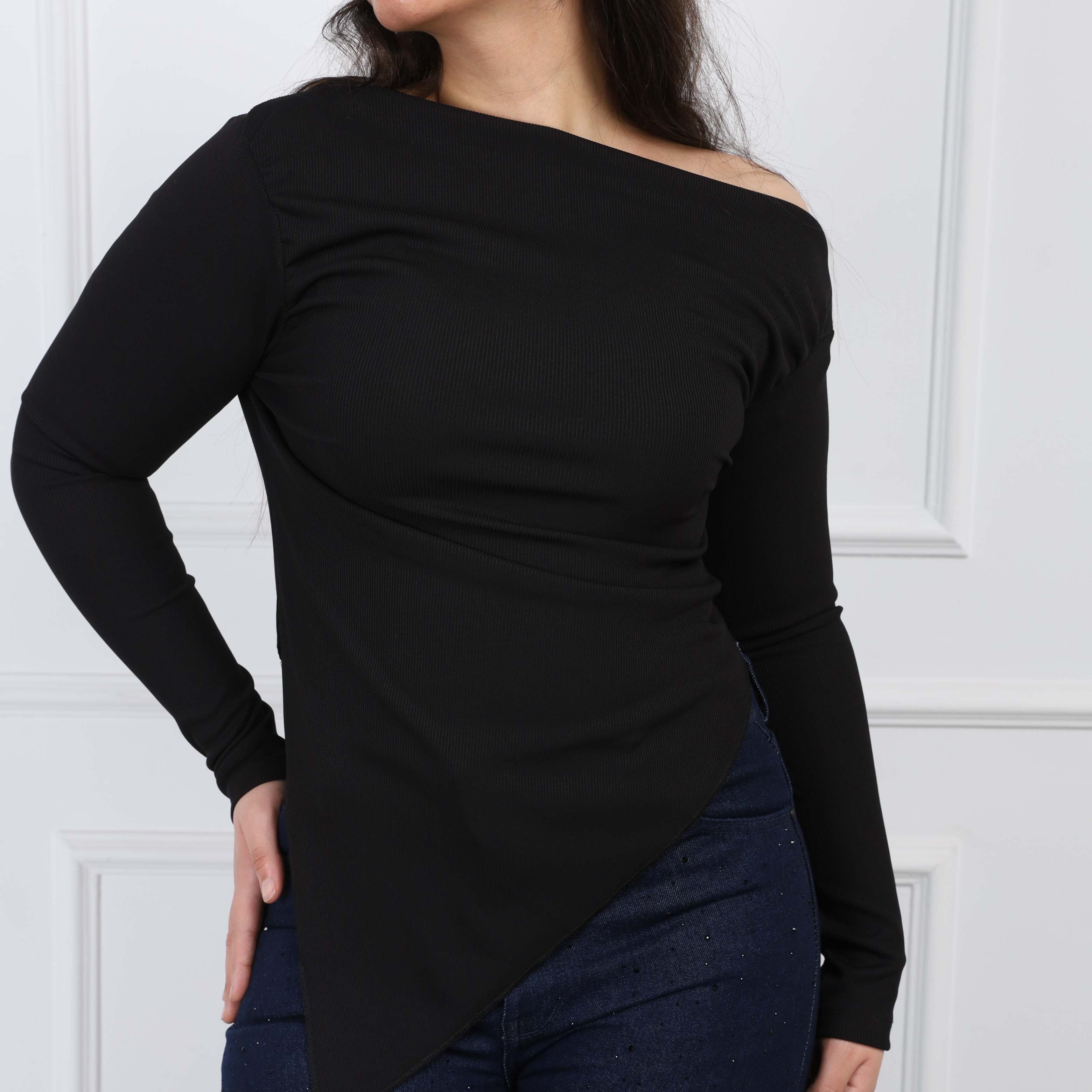Asymmetric One Shoulder Top s15183009