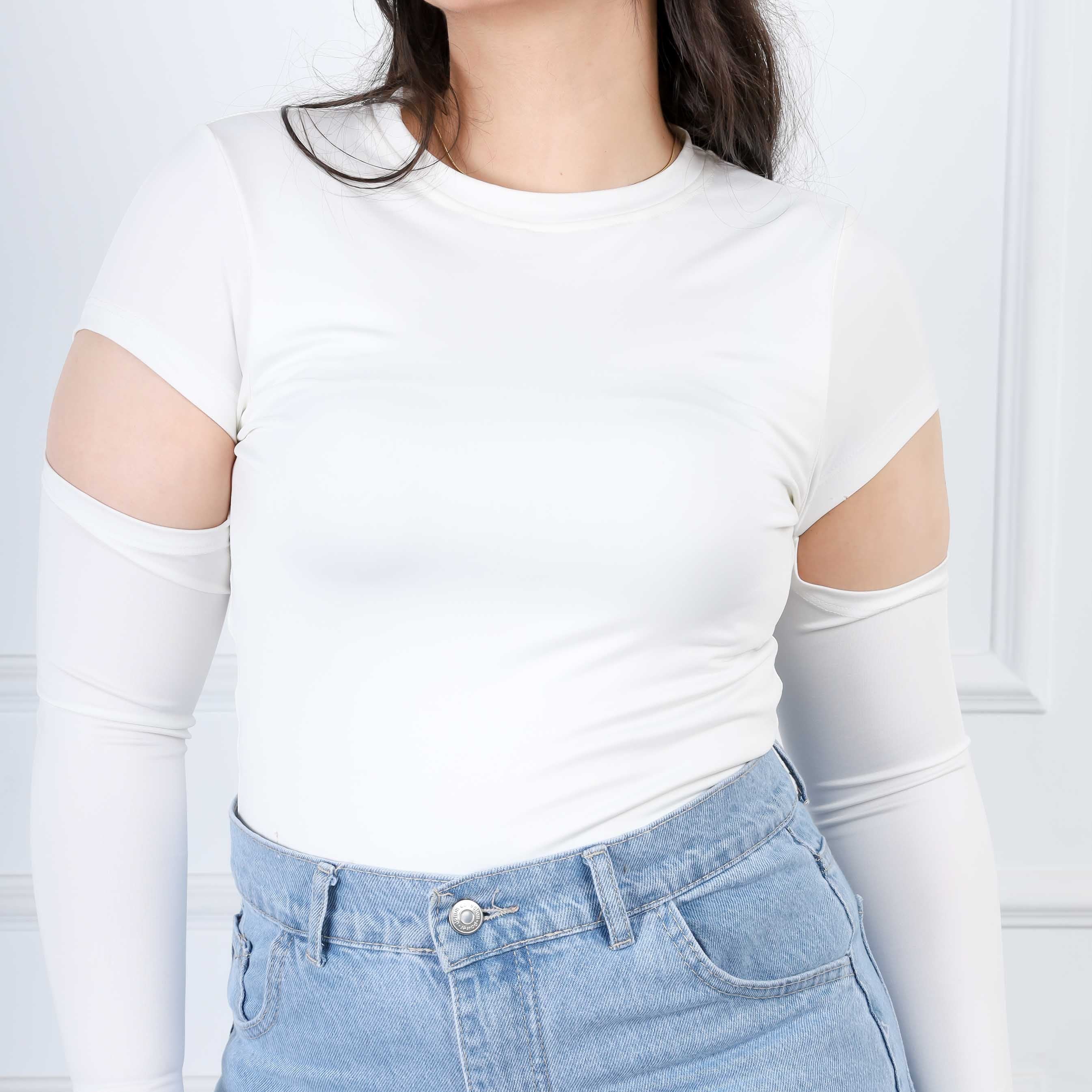 Off-Shoulder basic Top s15189033