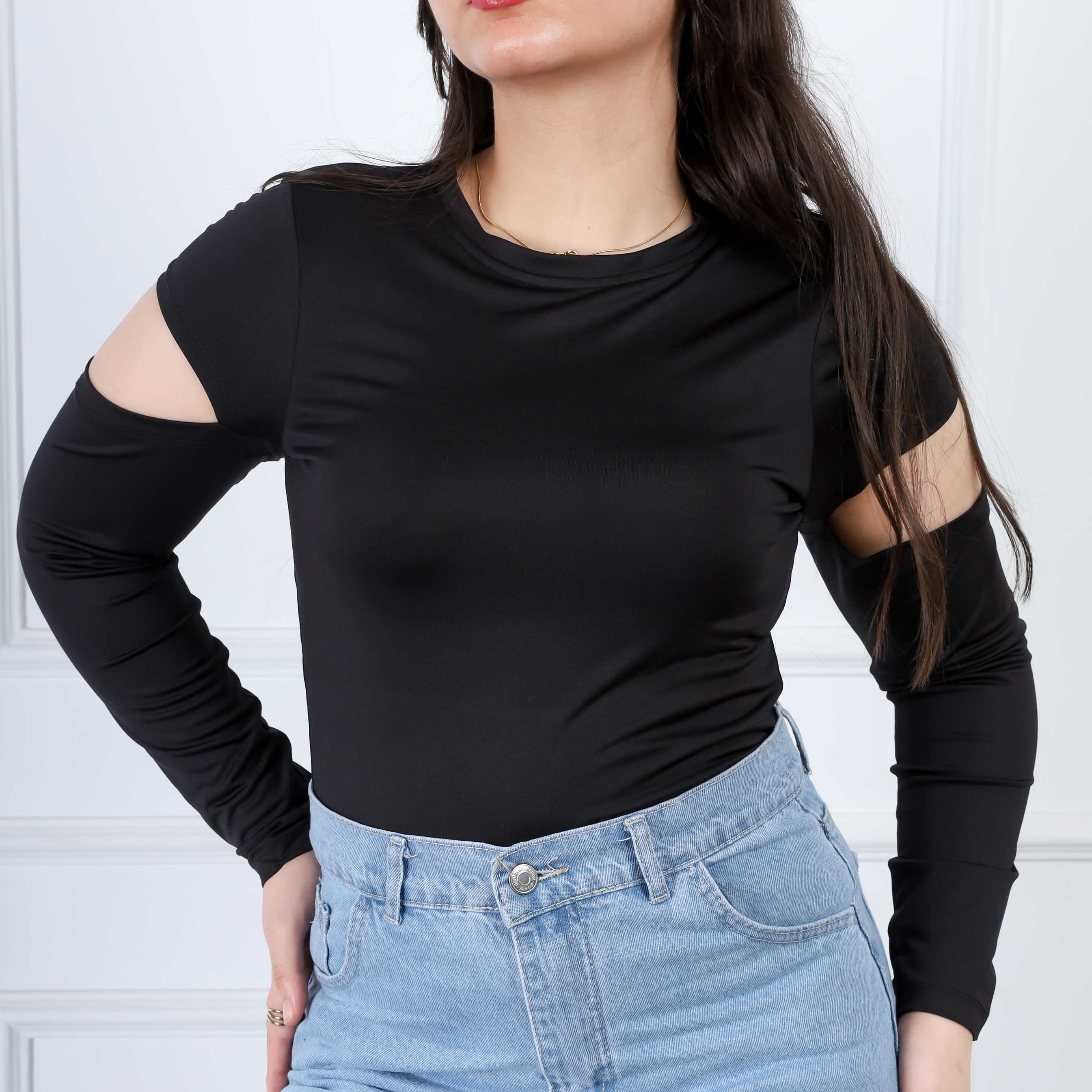 Off-Shoulder basic Top s15189033