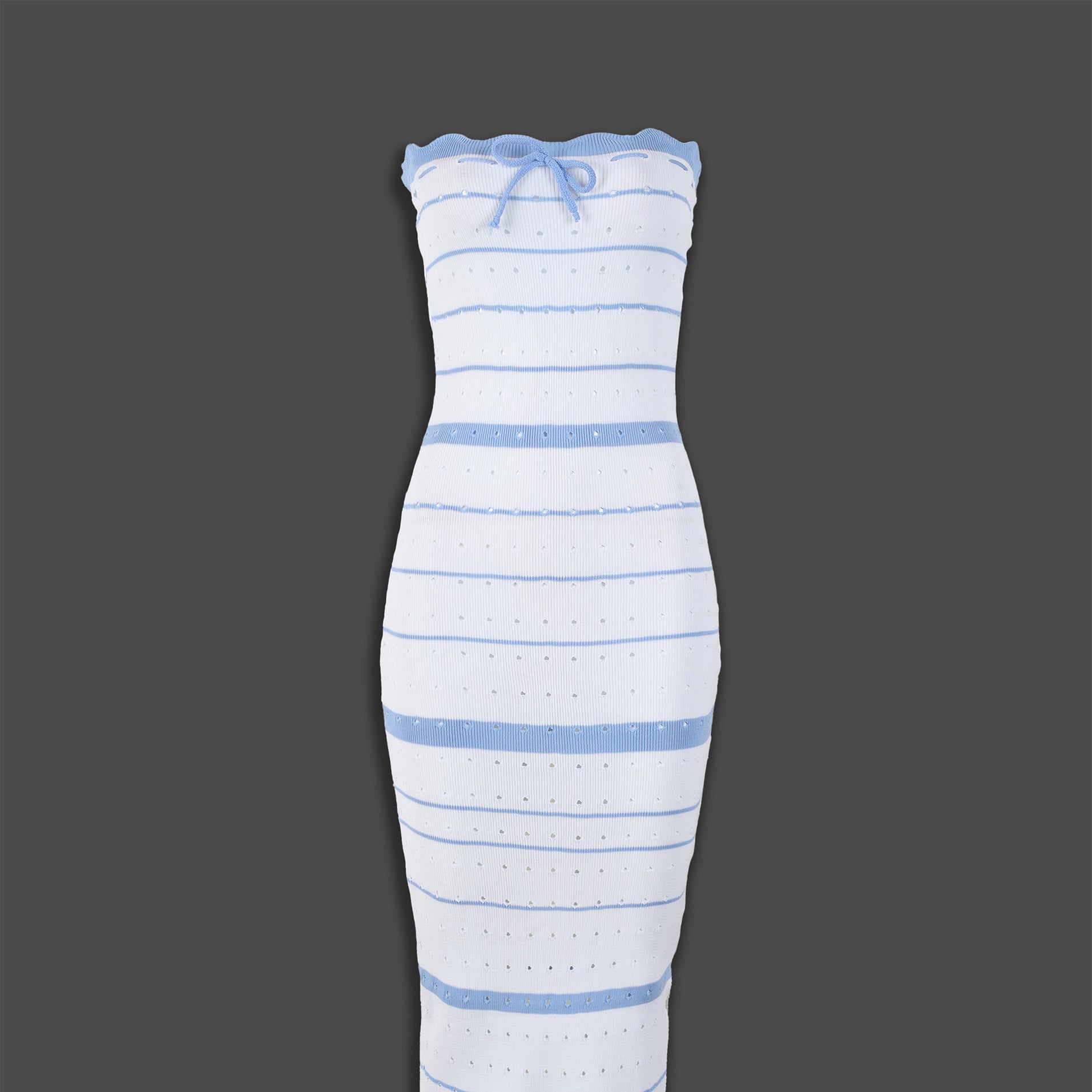 Maxi Striped Tube Dress s15202601