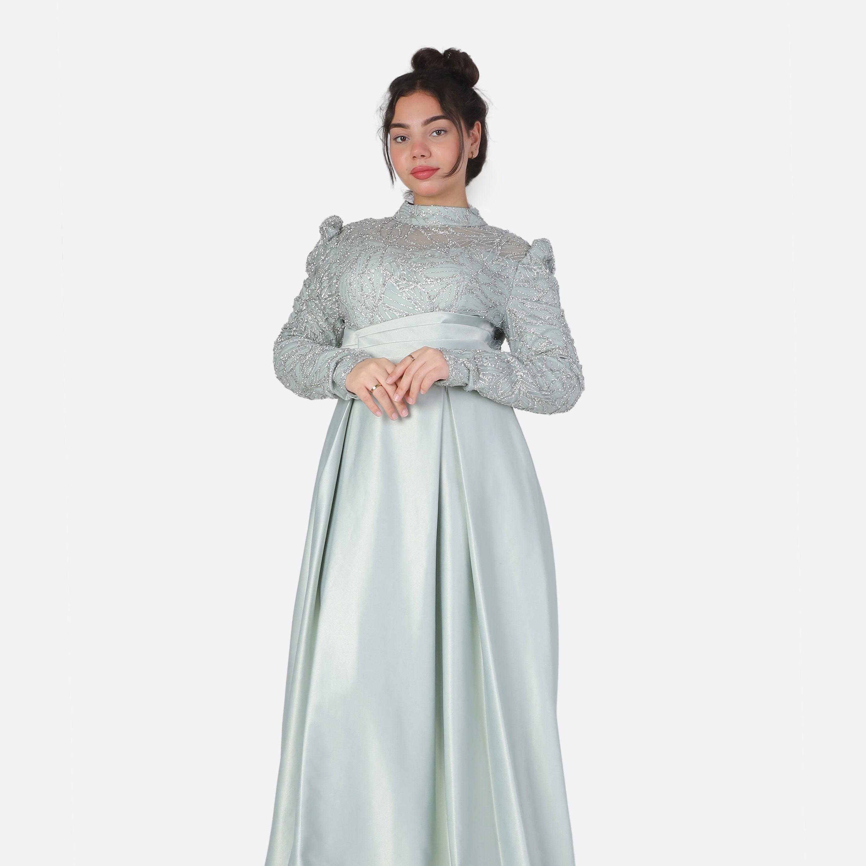 Handmade & Satin Evening Dress 1531552