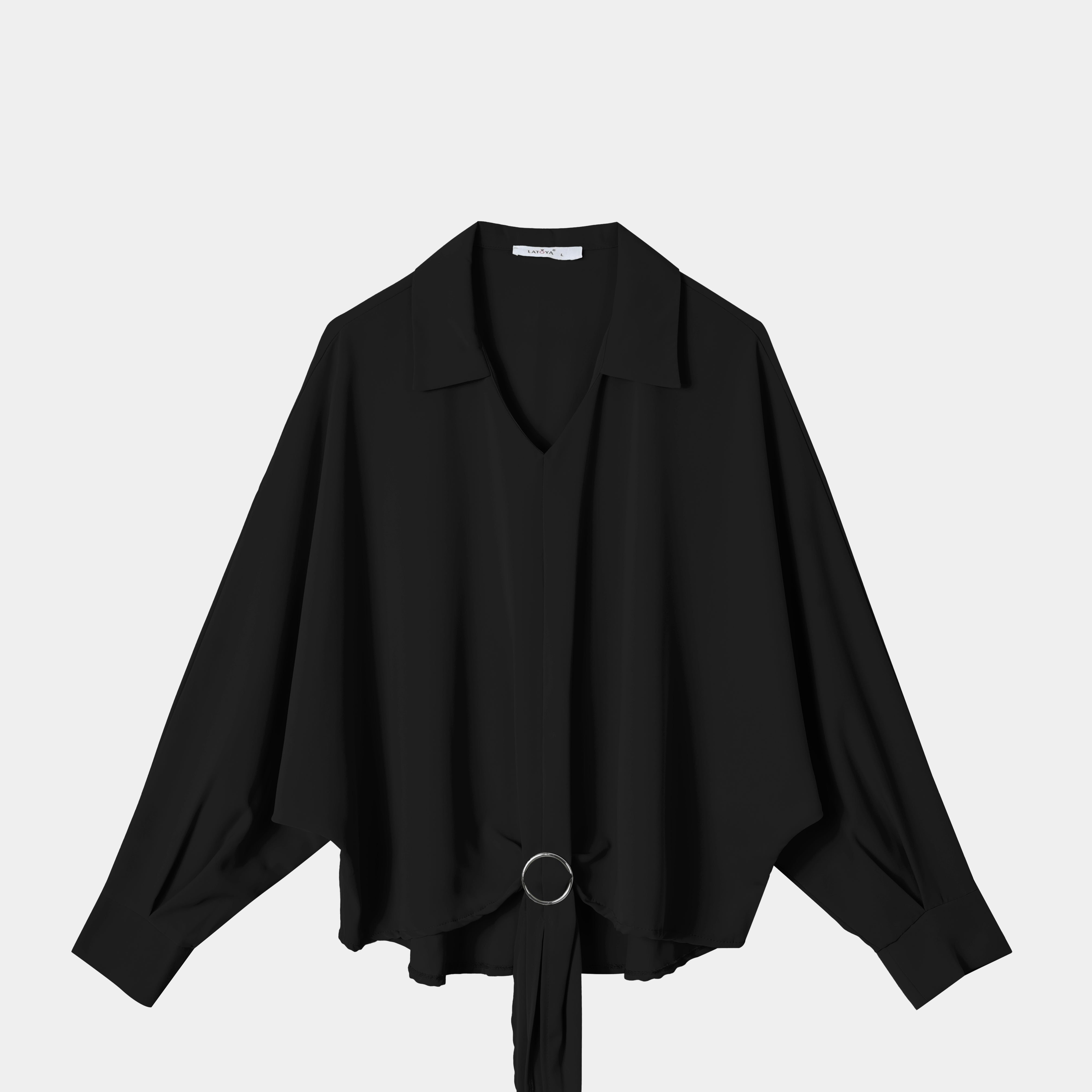 Oversized Front Tie Blouse s15475121