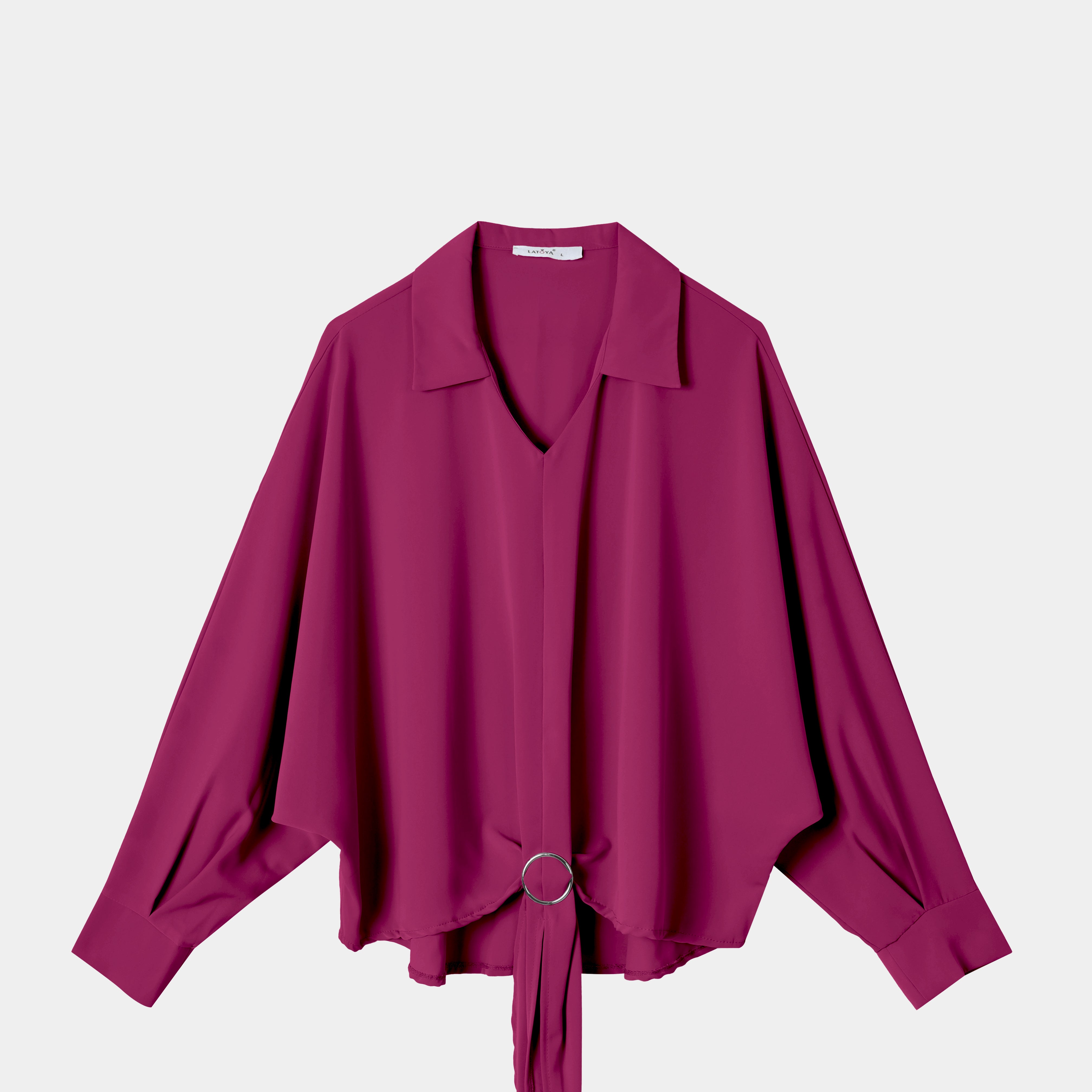 Oversized Front Tie Blouse s15475121