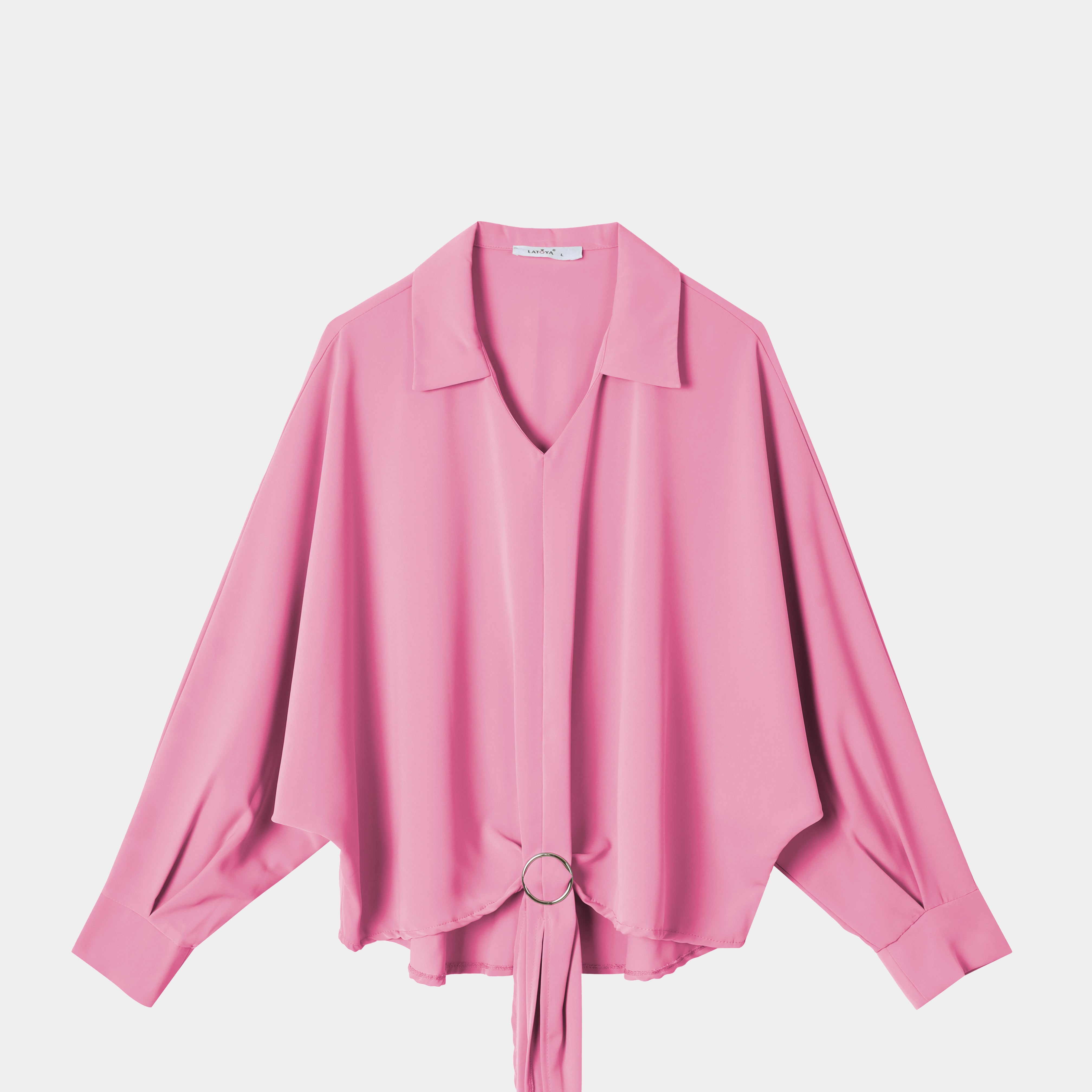 Oversized Front Tie Blouse s15475121