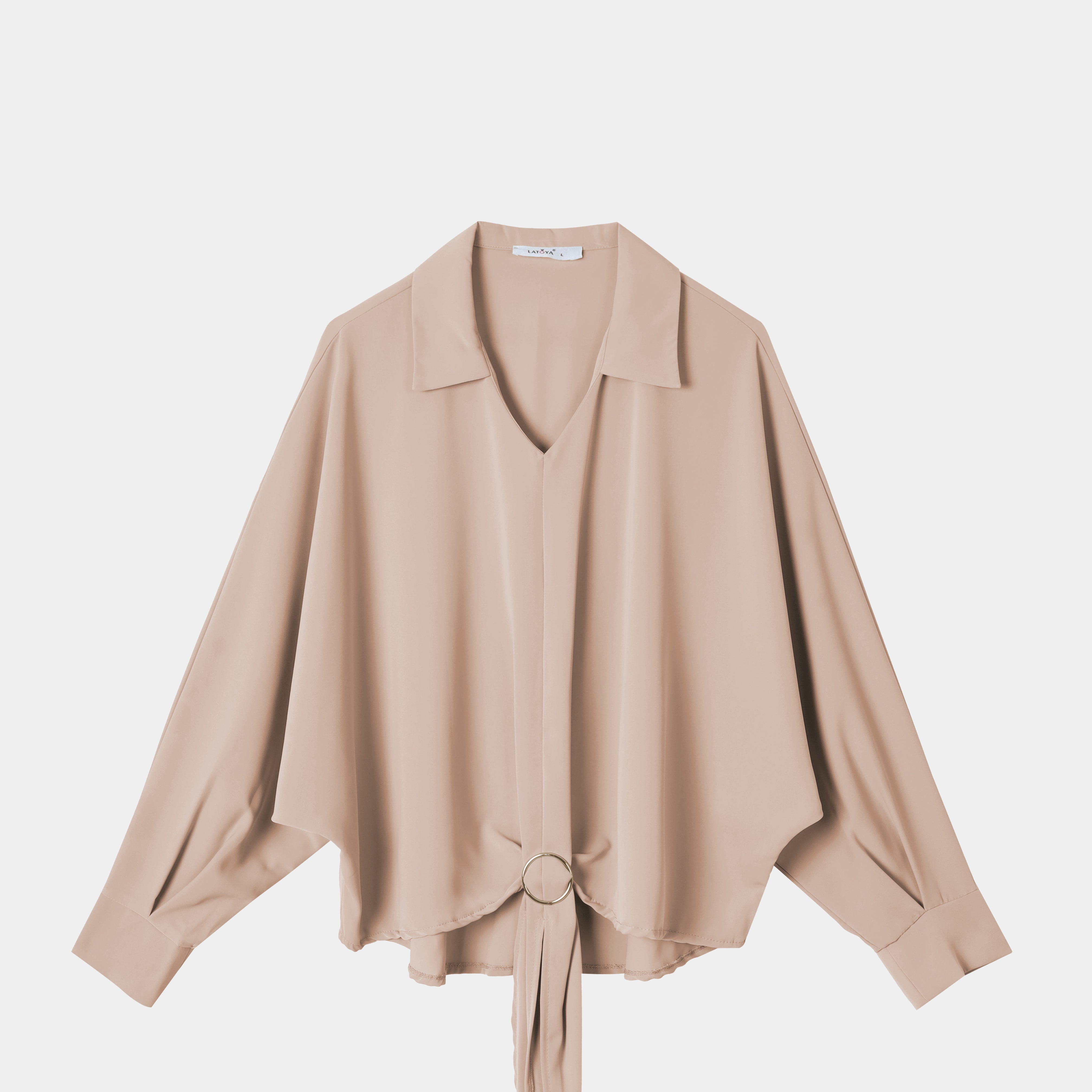 Oversized Front Tie Blouse s15475121