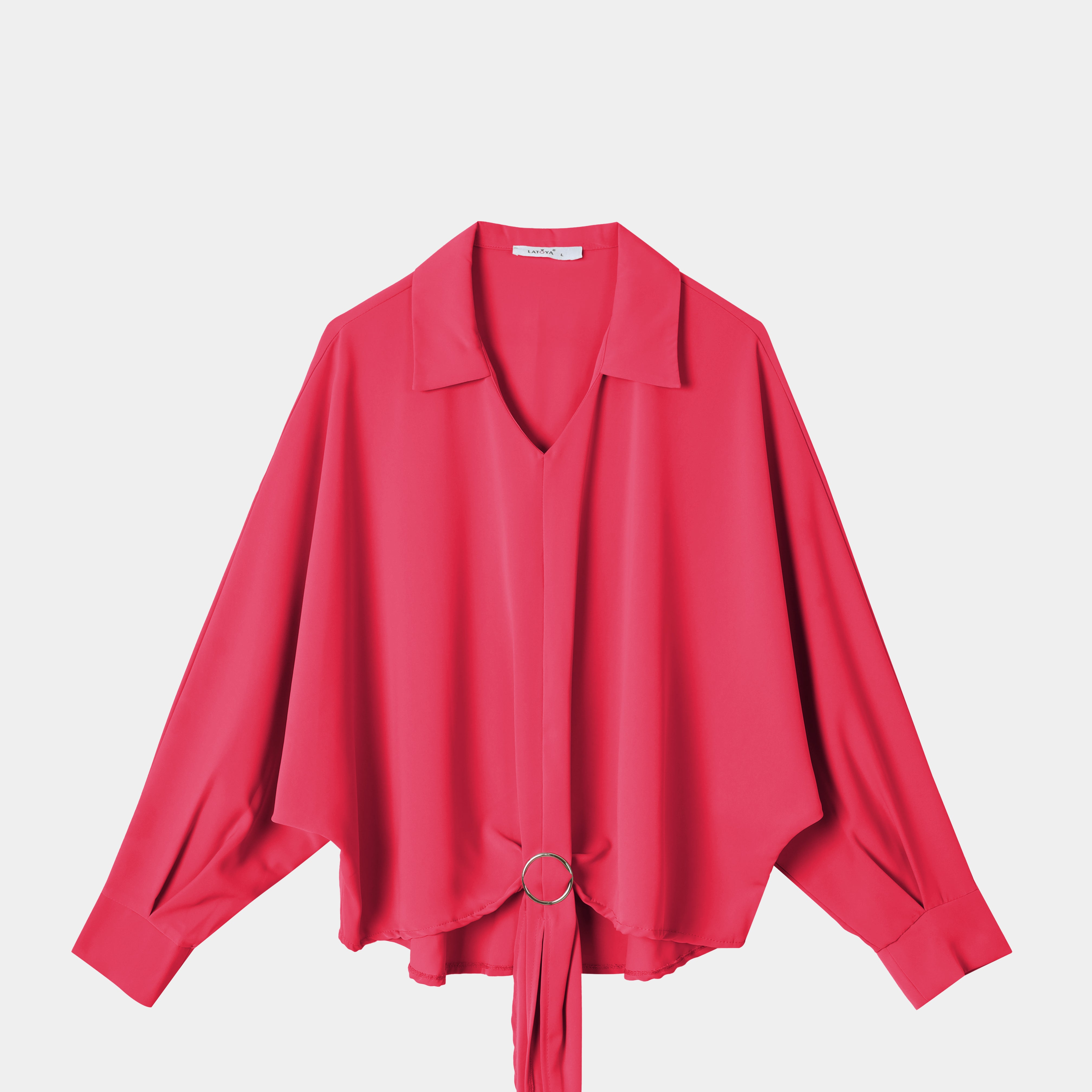 Oversized Front Tie Blouse s15475121