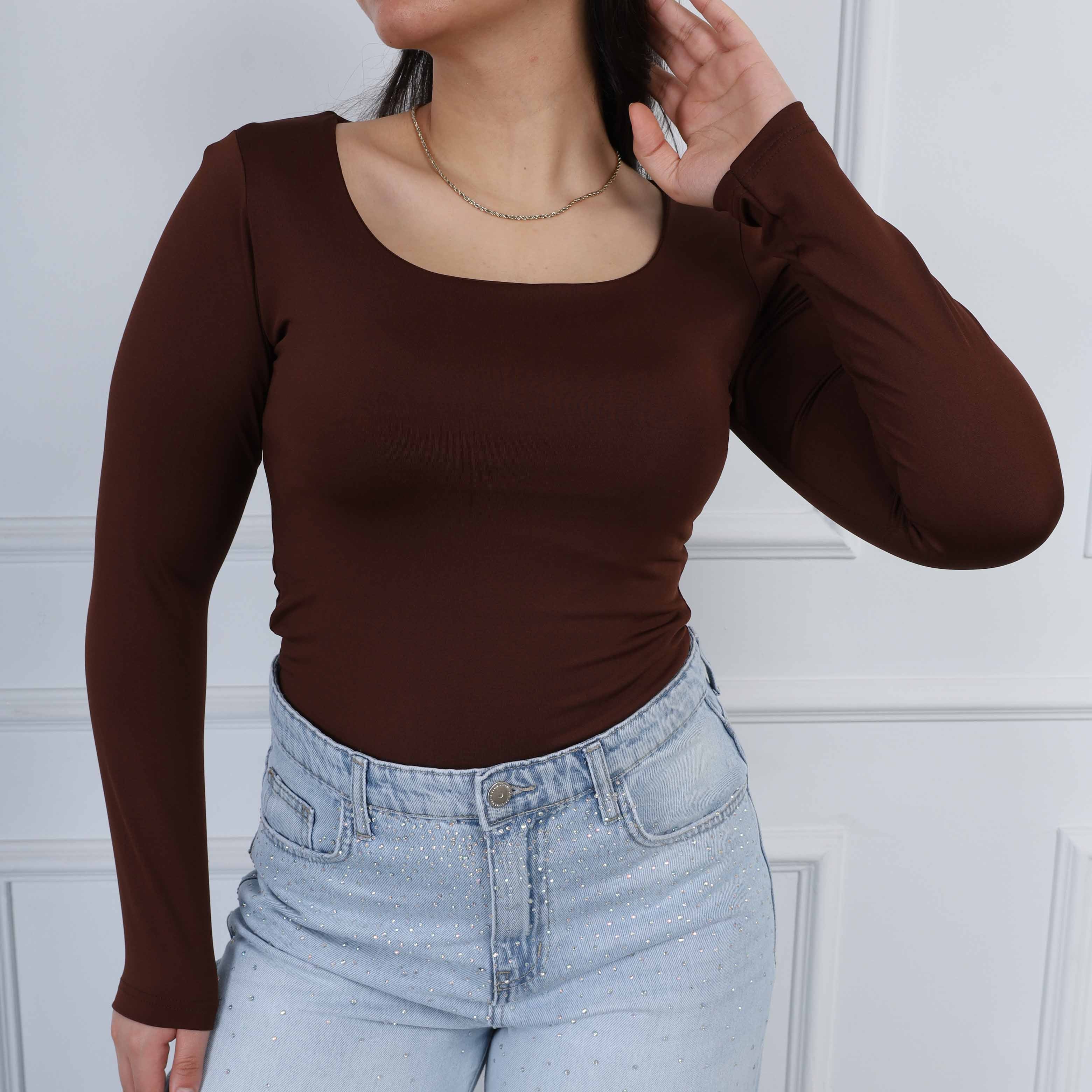 Cropped Scoop-Neck Tee s9431000