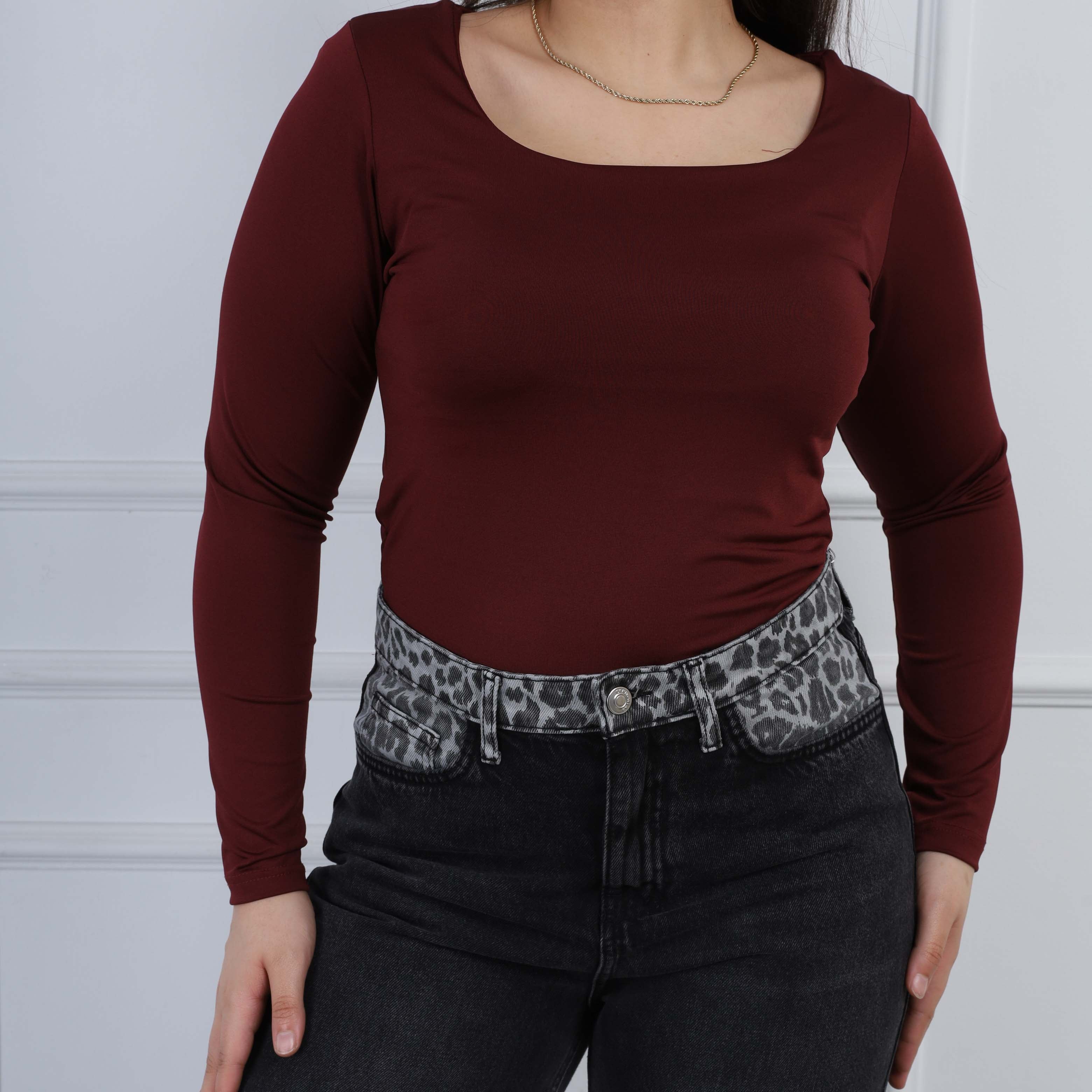 Cropped Scoop-Neck Tee s9431000