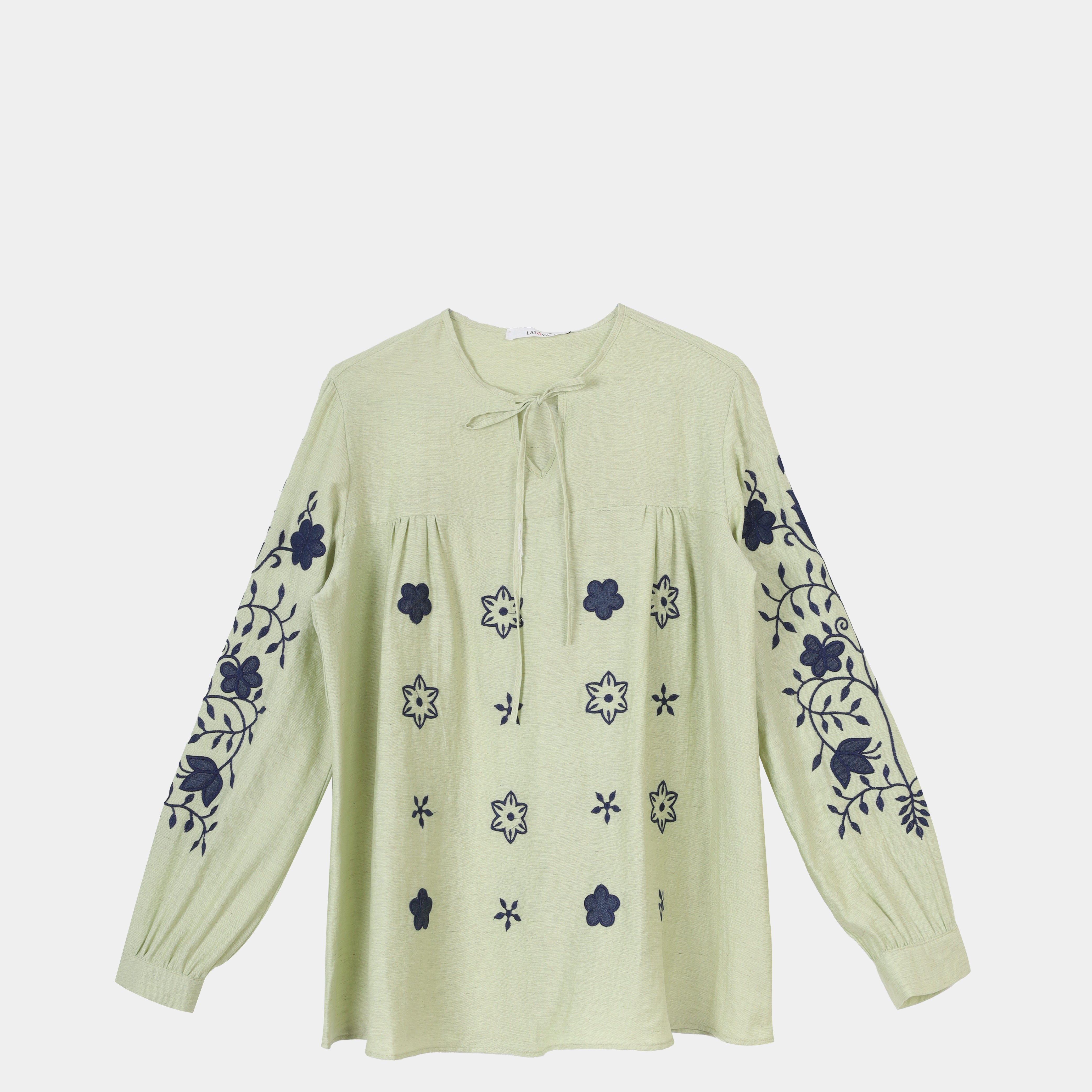 Floral Linen Blouse s15601054
