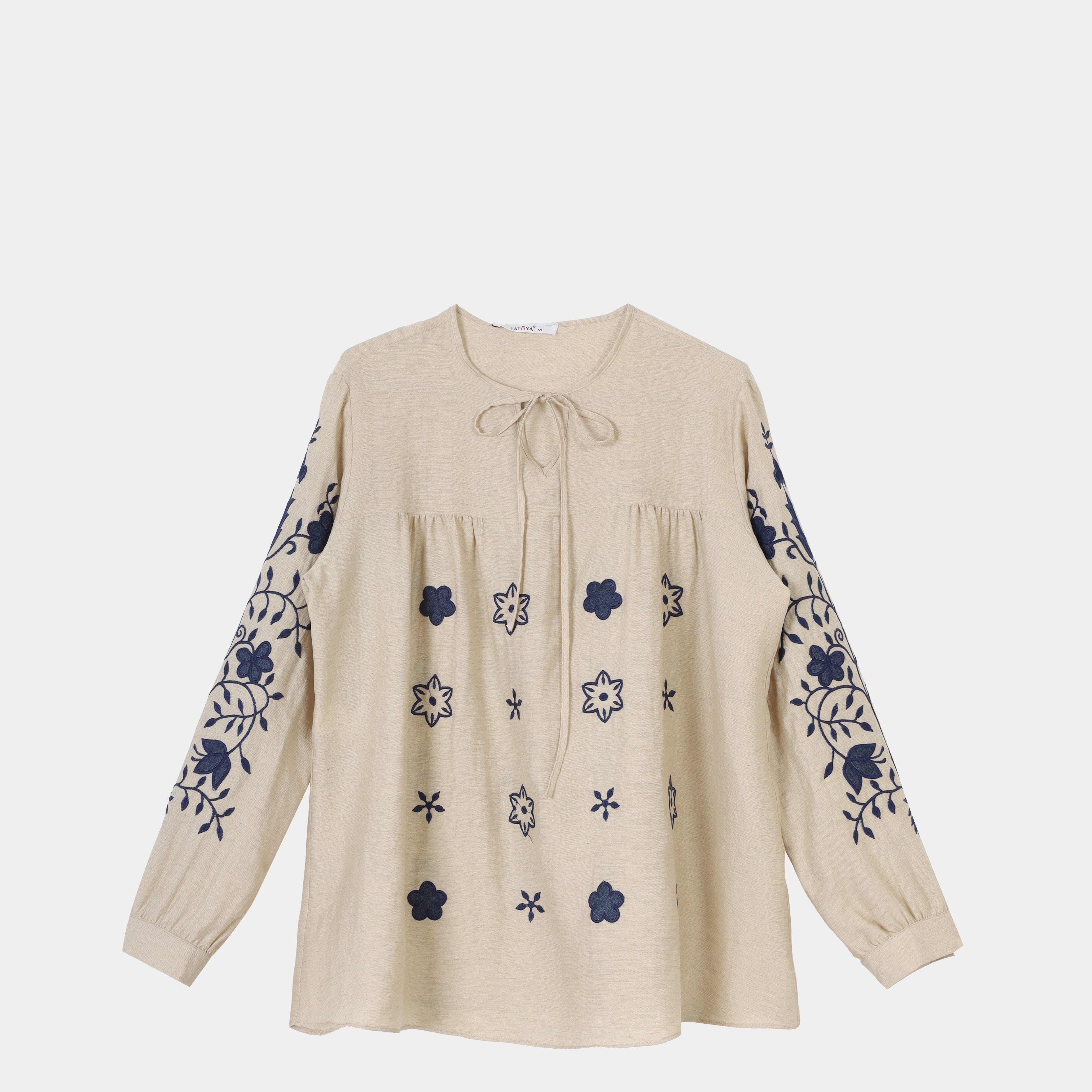 Floral Linen Blouse s15601054