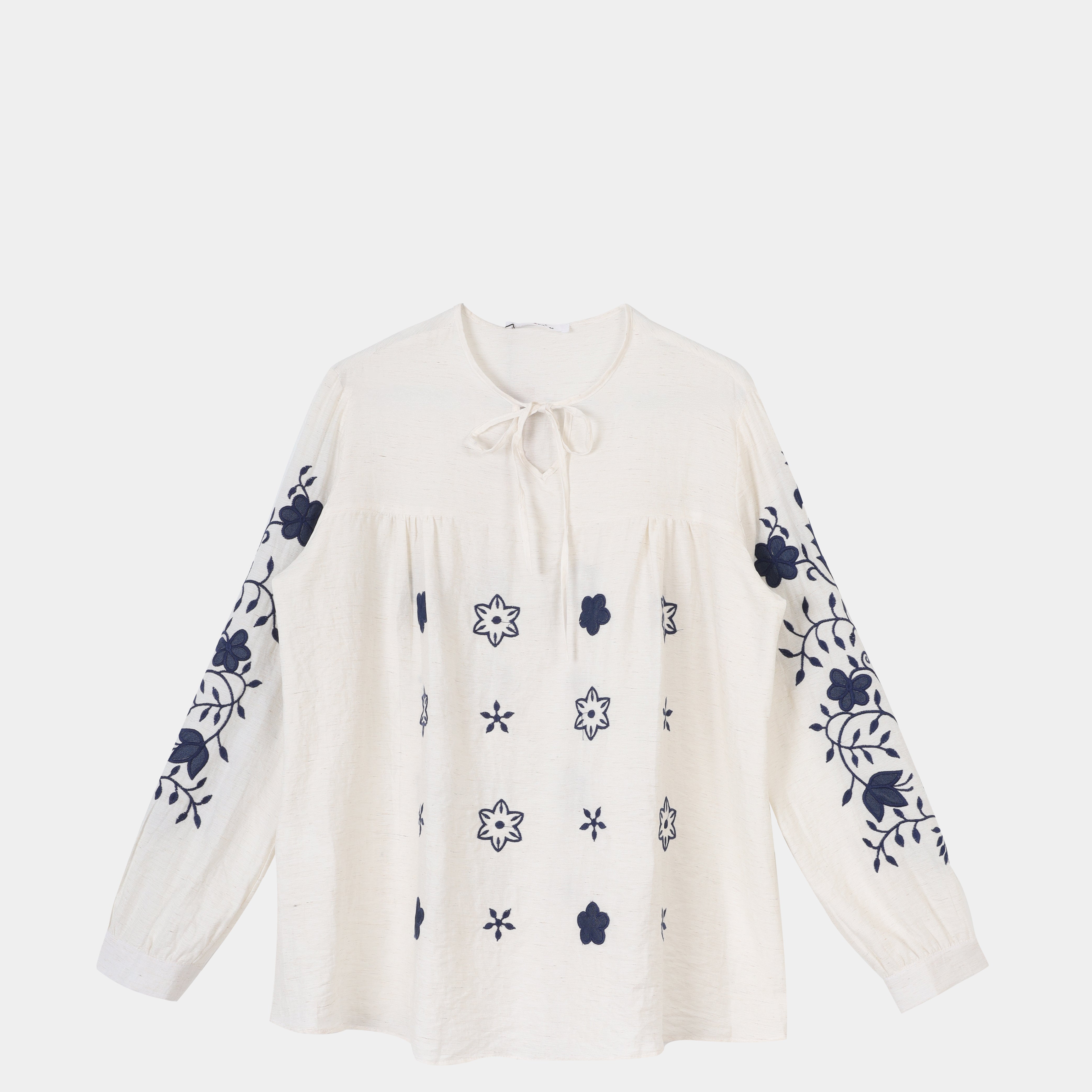 Floral Linen Blouse s15601054