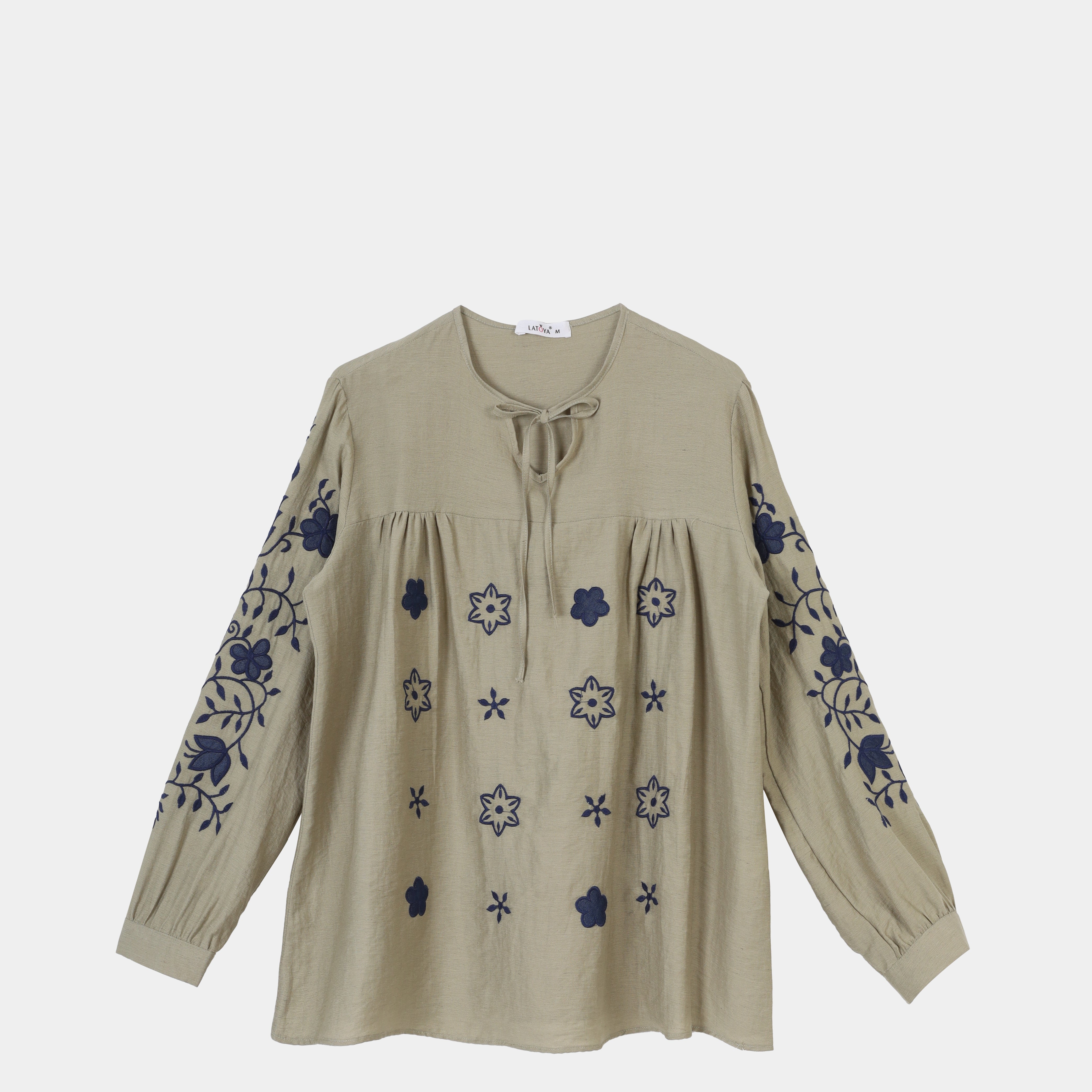 Floral Linen Blouse s15601054