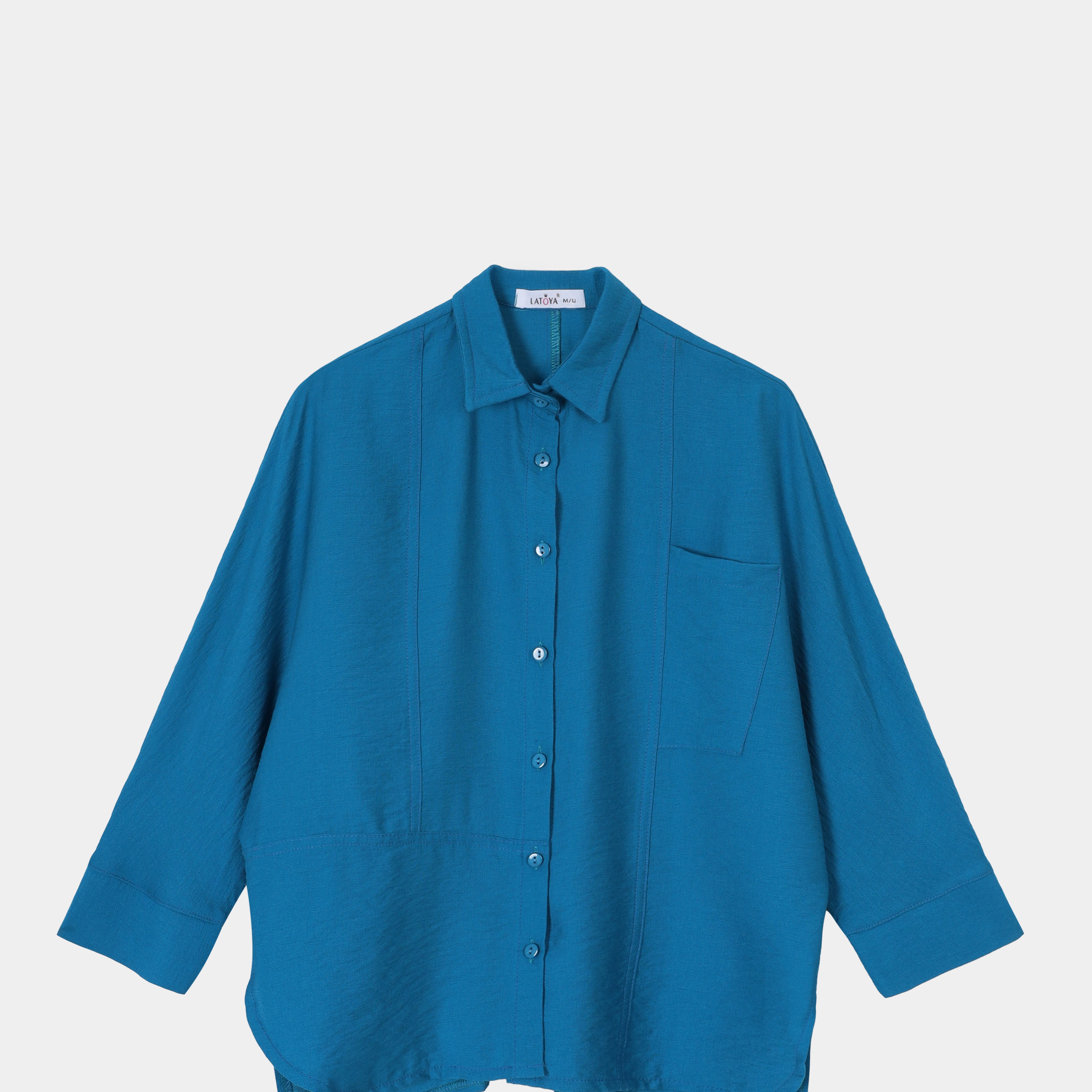 Oversized Plain Shirt s1564415