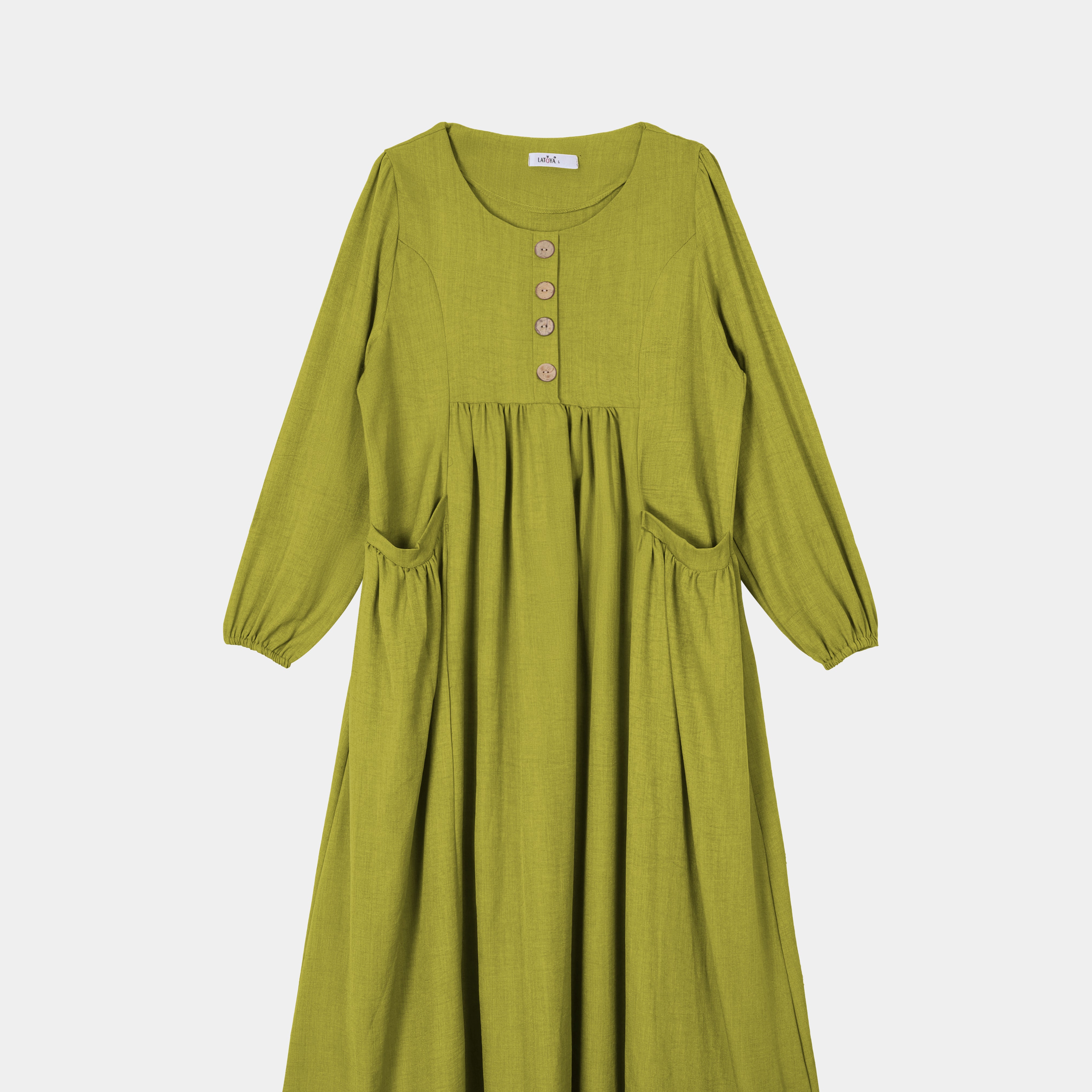 Casual Flowing Dress with Side Pockets s1564526