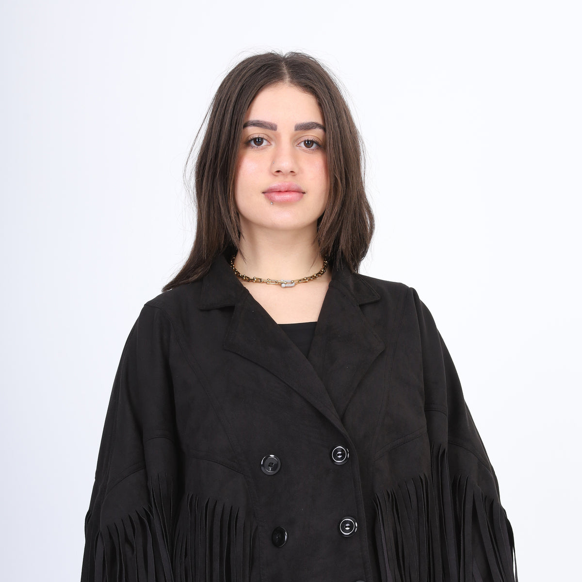 Suede Fringe Jacket 2143/362/555