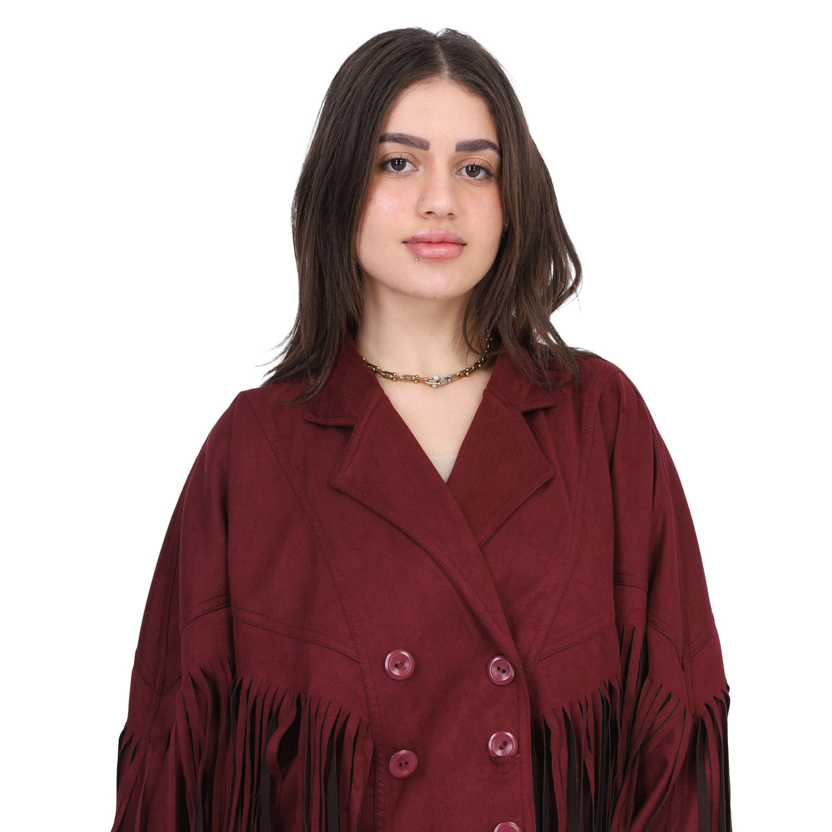 Suede Fringe Jacket 2143/362/555