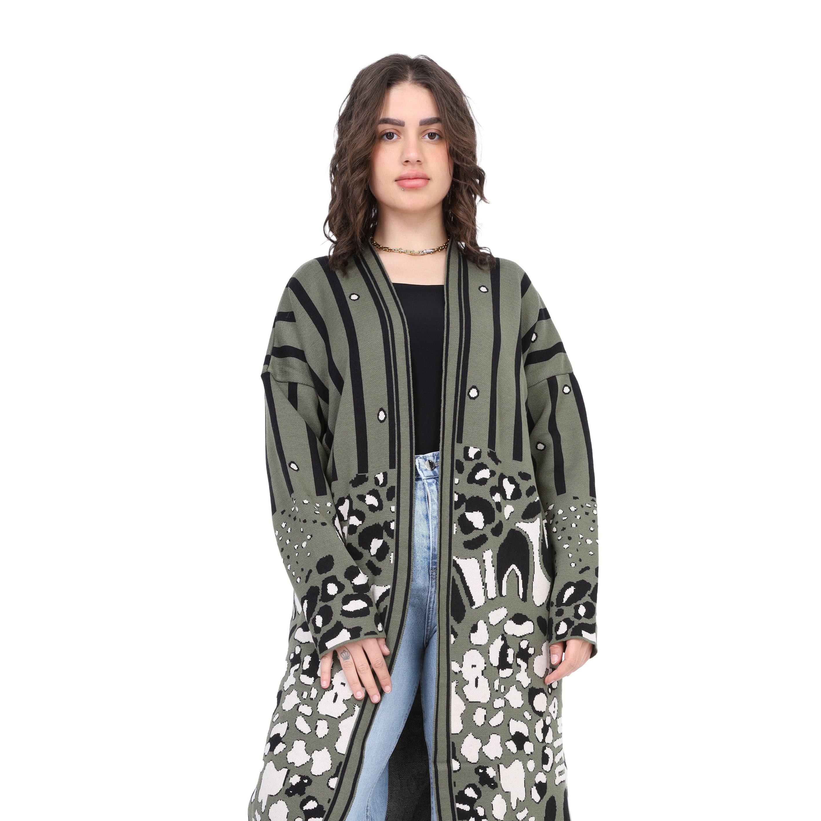 Boho Printed Long Cardigan 17504032