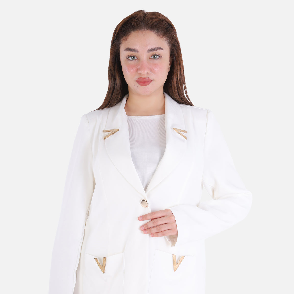 Classic Front-Button Closer Blazer 2000/043