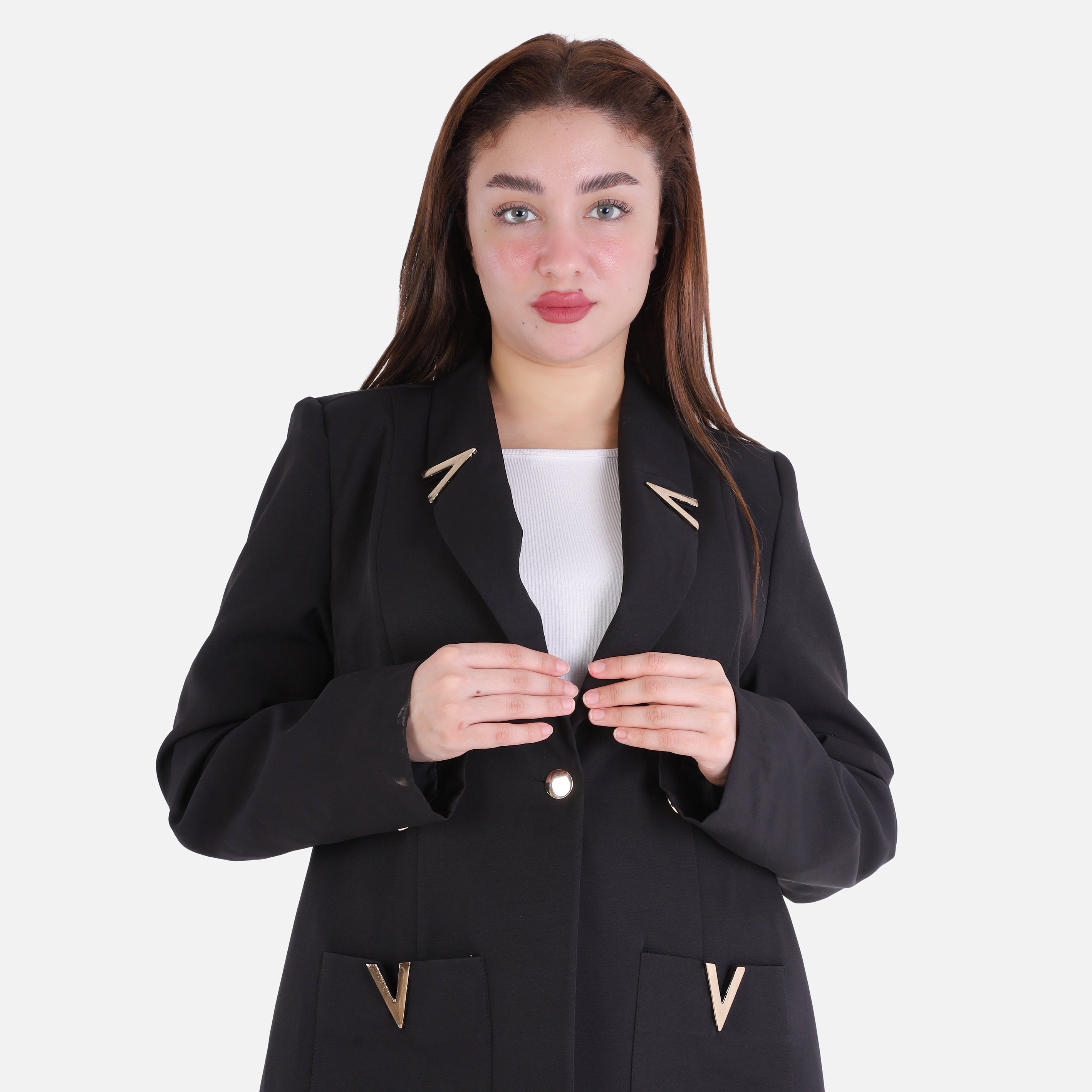 Classic Front-Button Closer Blazer 2000/043