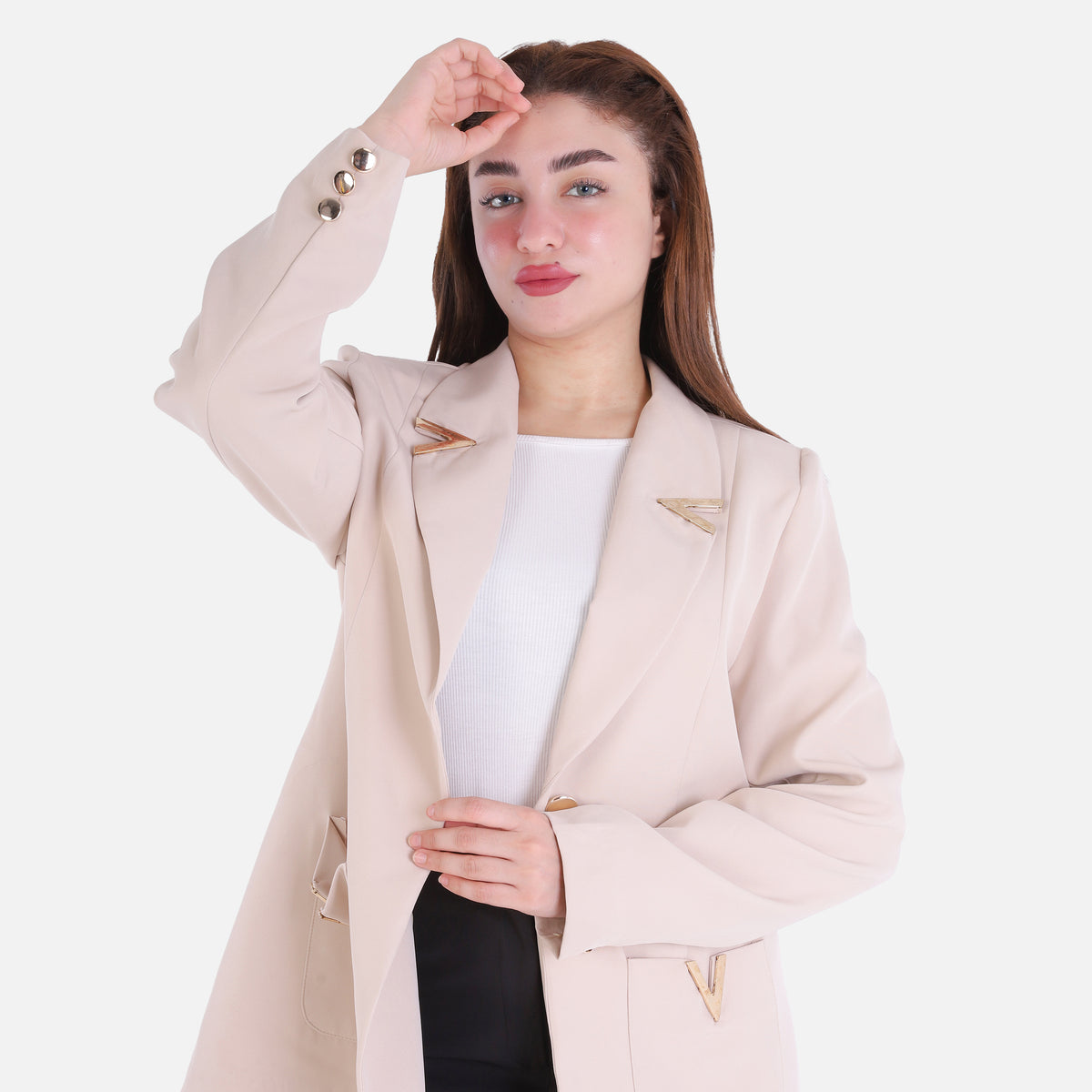 Classic Front-Button Closer Blazer 2000/043