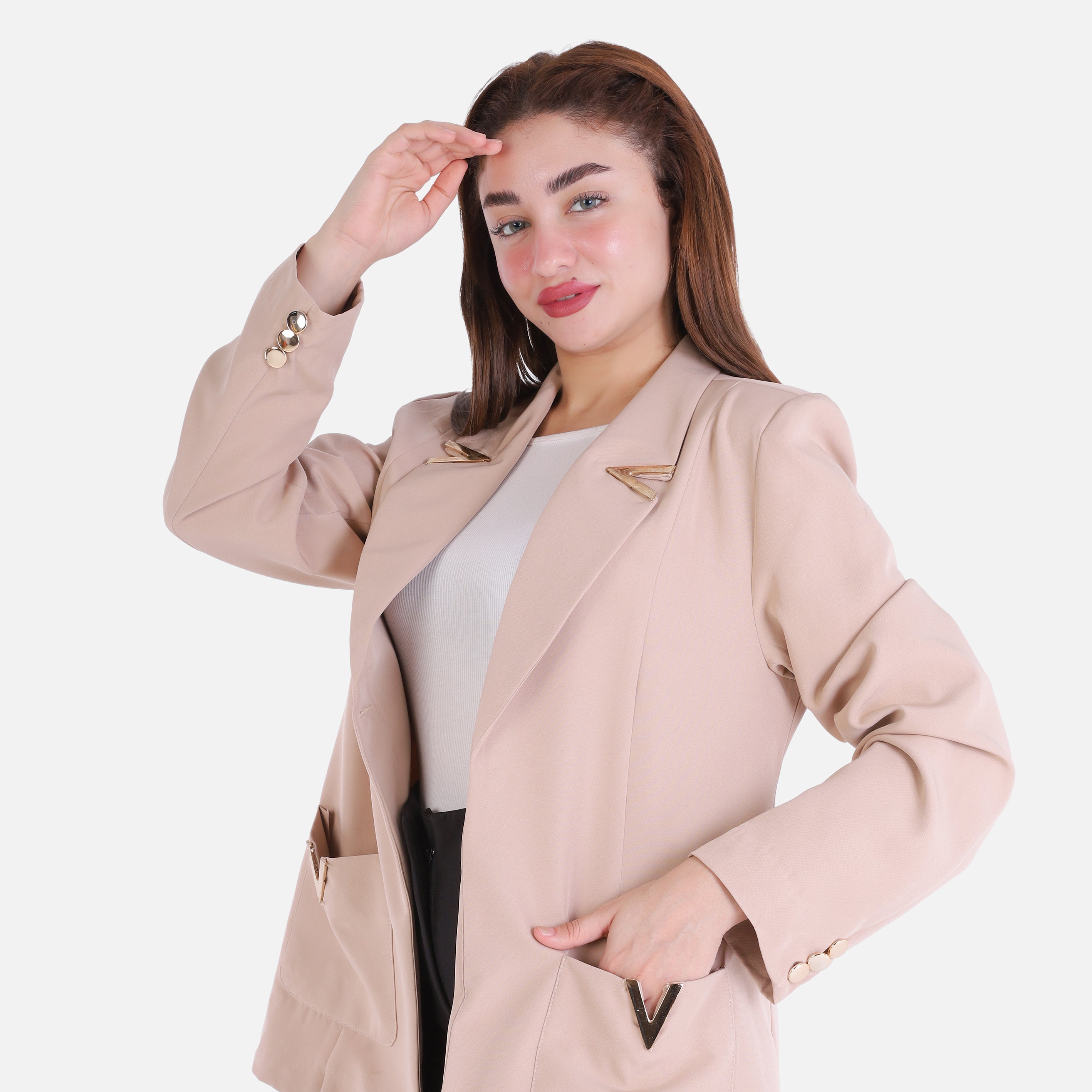 Classic Front-Button Closer Blazer 2000/043