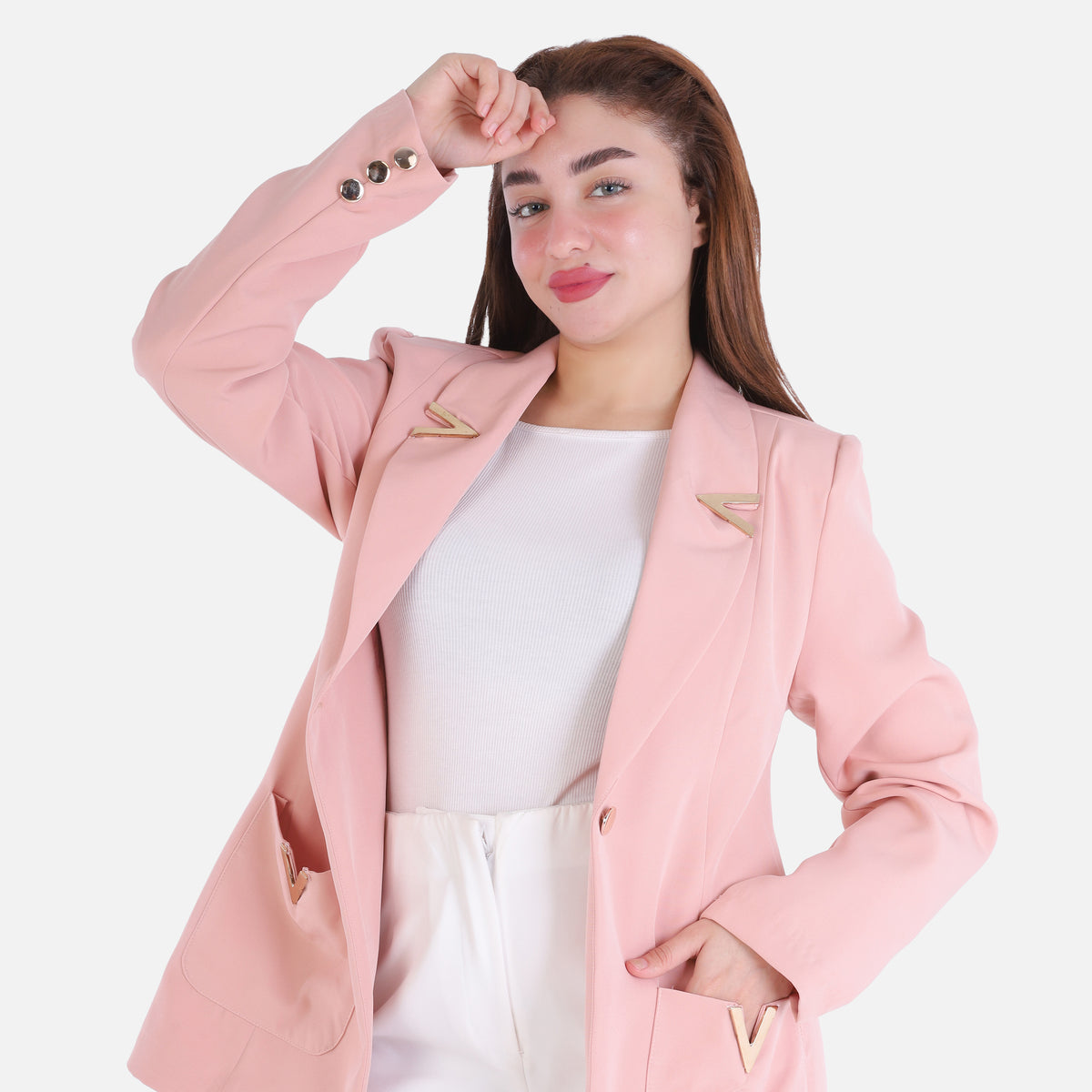 Classic Front-Button Closer Blazer 2000/043