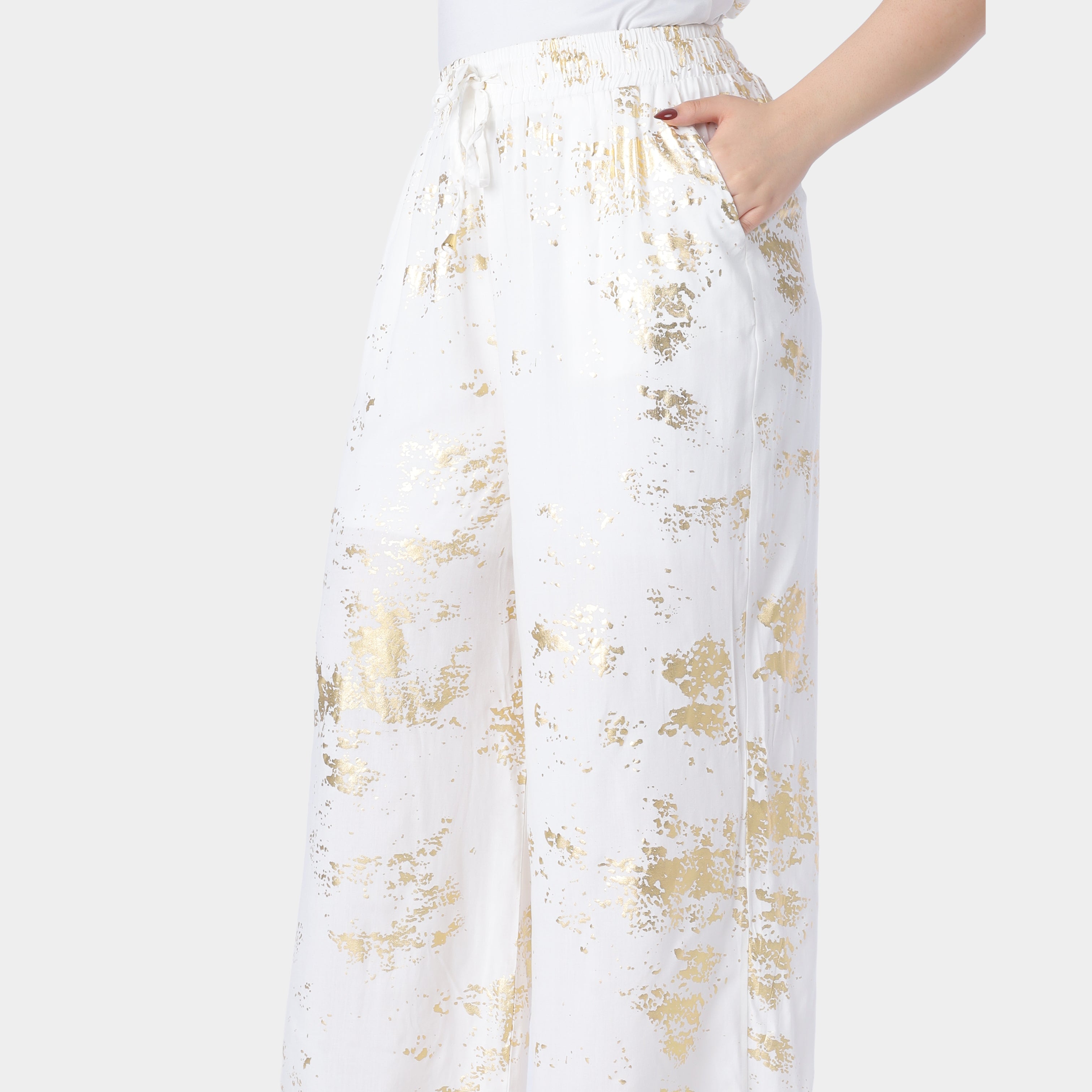 Abstract Print Trousers 2000/111/7