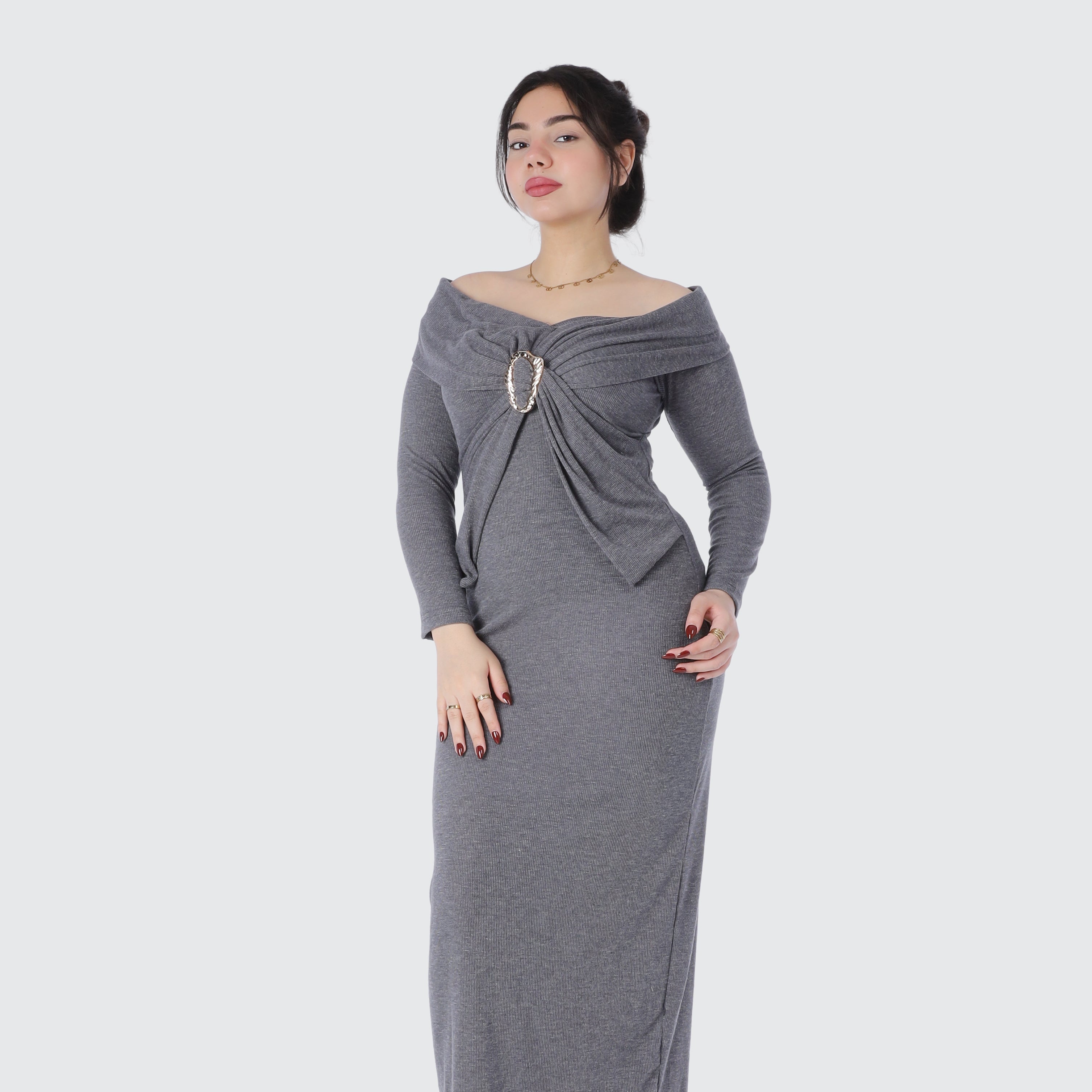 Off-Shoulder Bodycon Dress 2000/234